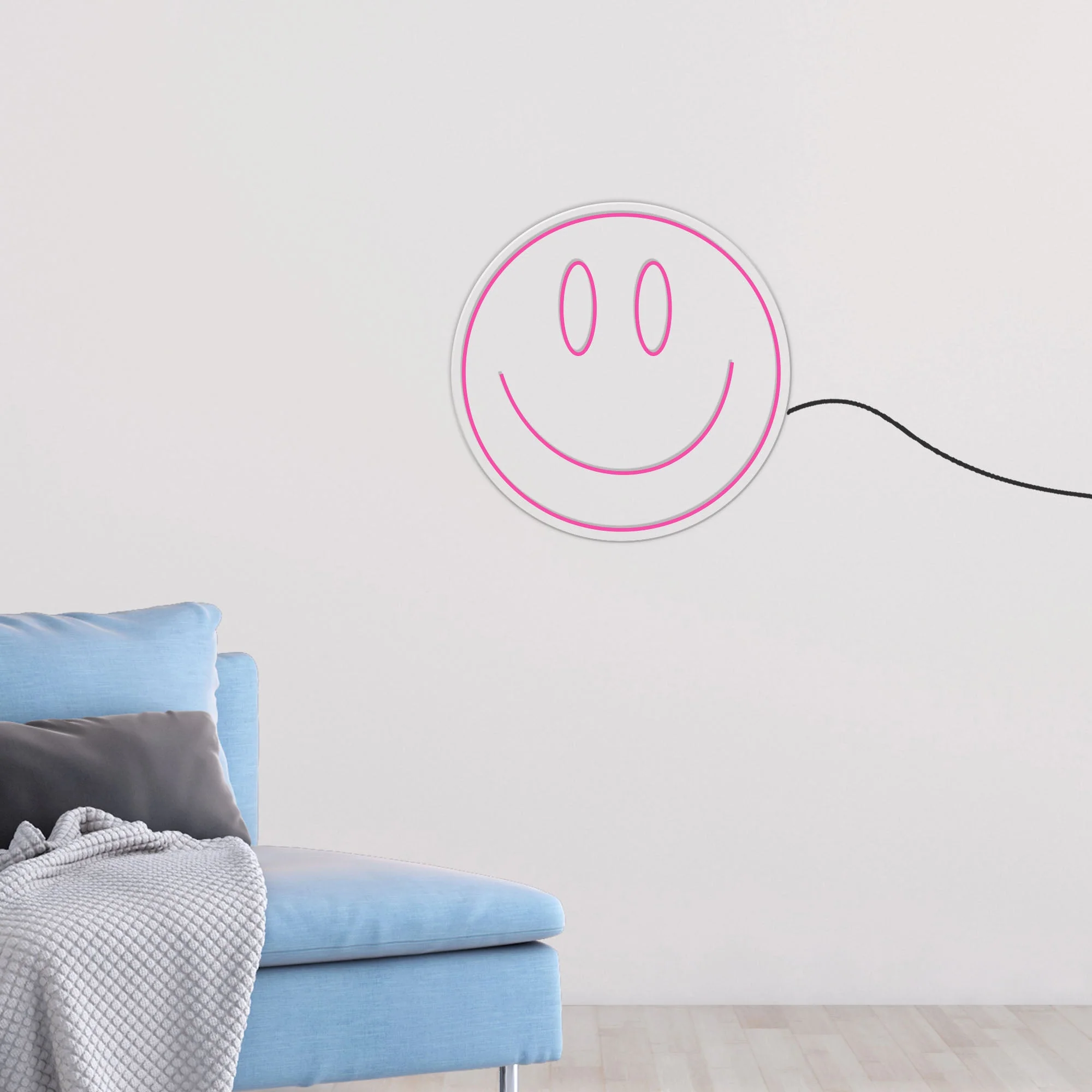 Smiley Face Emoji Neon Sign LED Light - Image 3