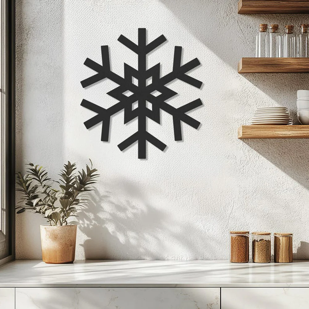 Snowflake Unique Winter Wall Metal Art Decor - Image 2