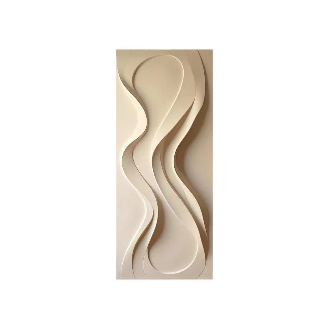 Soft Ripple Textured Fluid Form 3D Wall Art Home Decor - Image 4