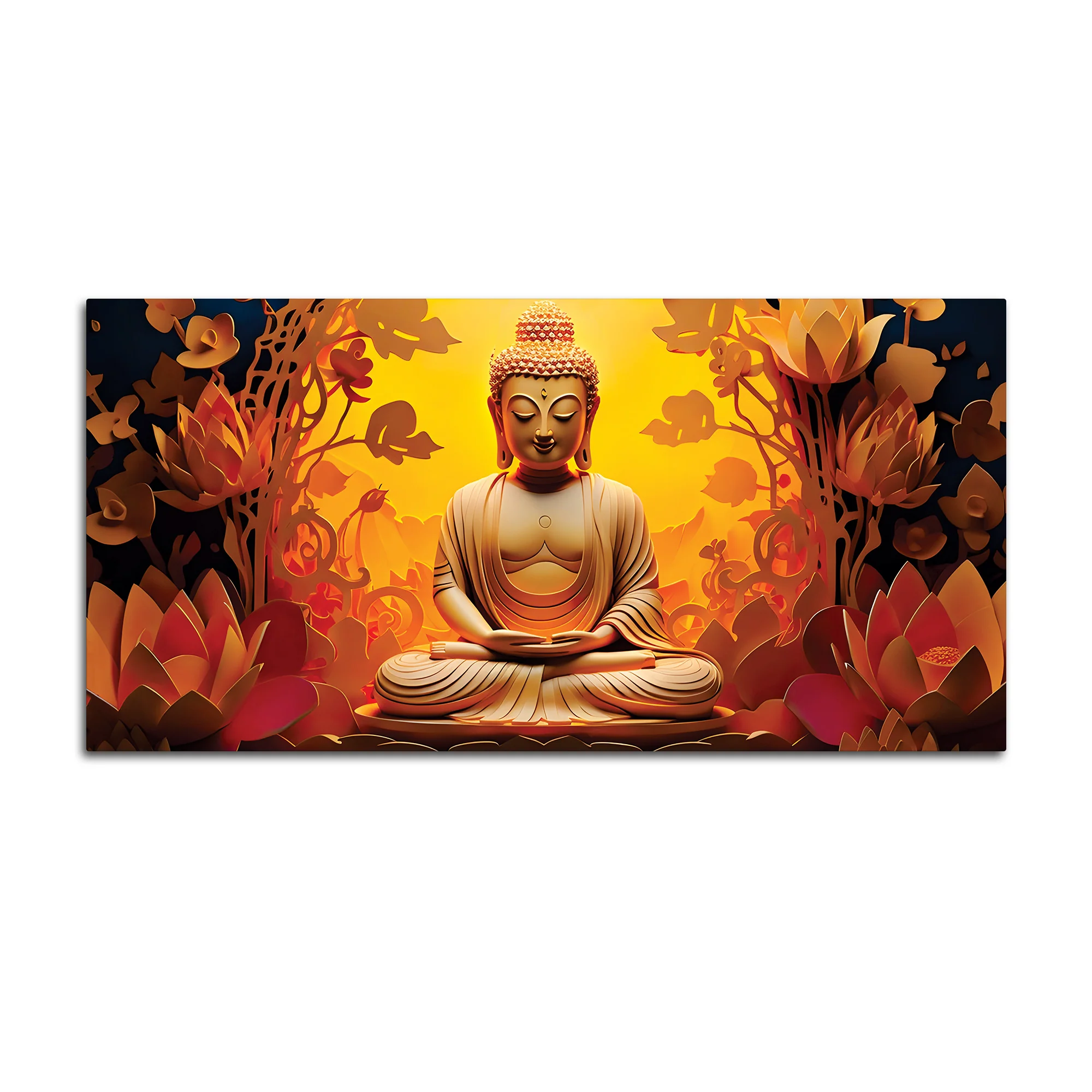 Spiritual Buddha Painting for Peaceful Home Interiors - Image 4