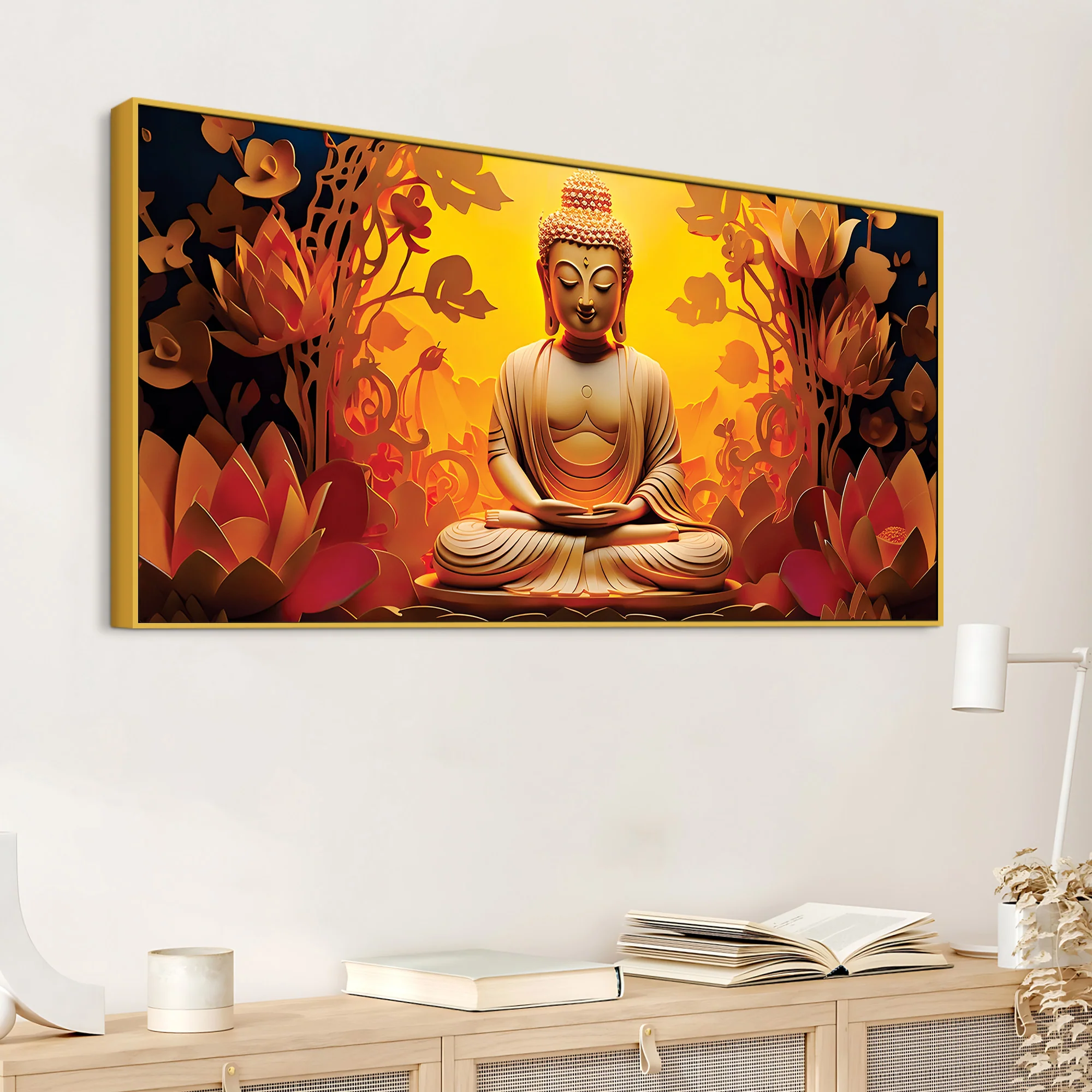 Spiritual Buddha Painting for Peaceful Home Interiors - Image 5