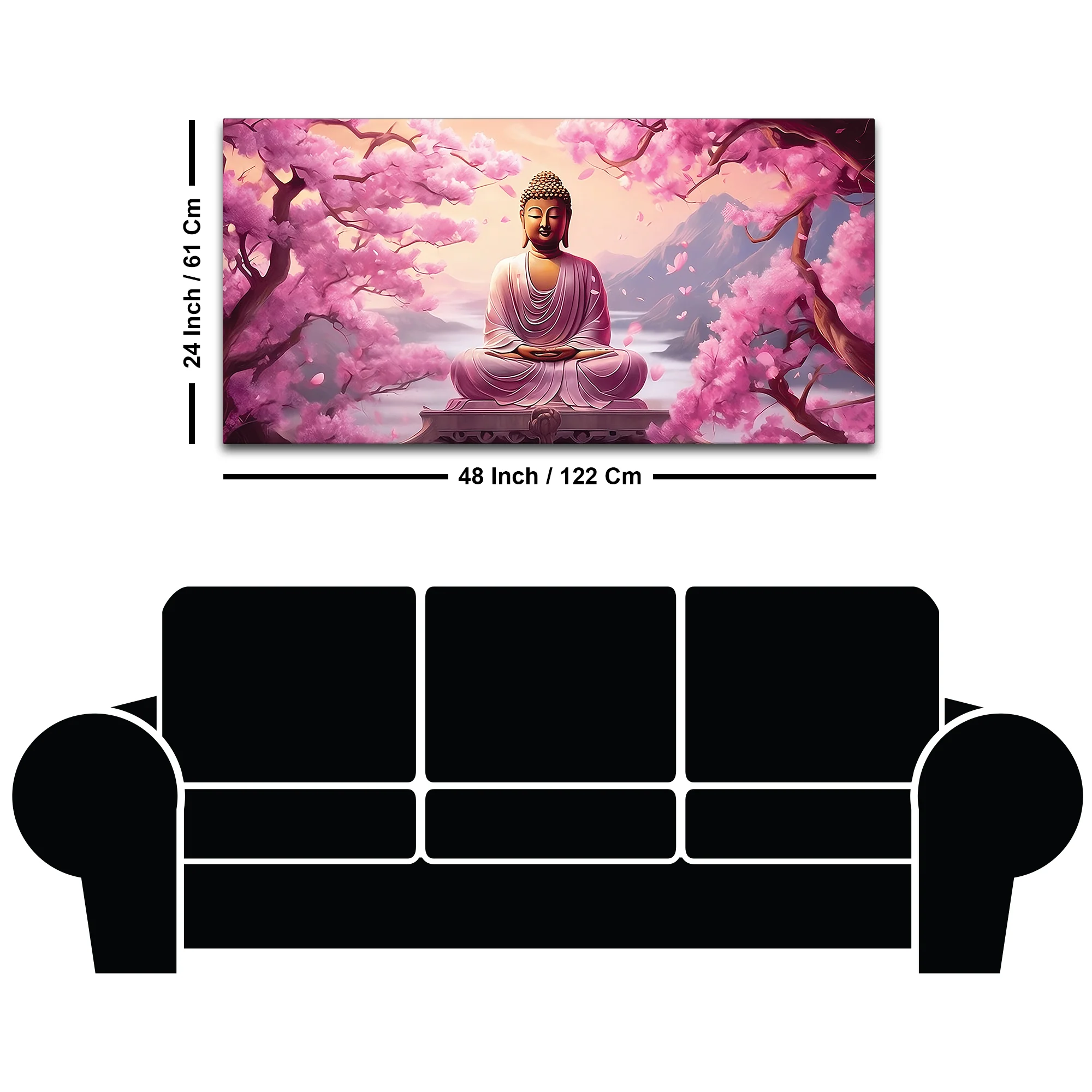 Spiritual Buddha Painting for Peaceful Interiors - Image 8