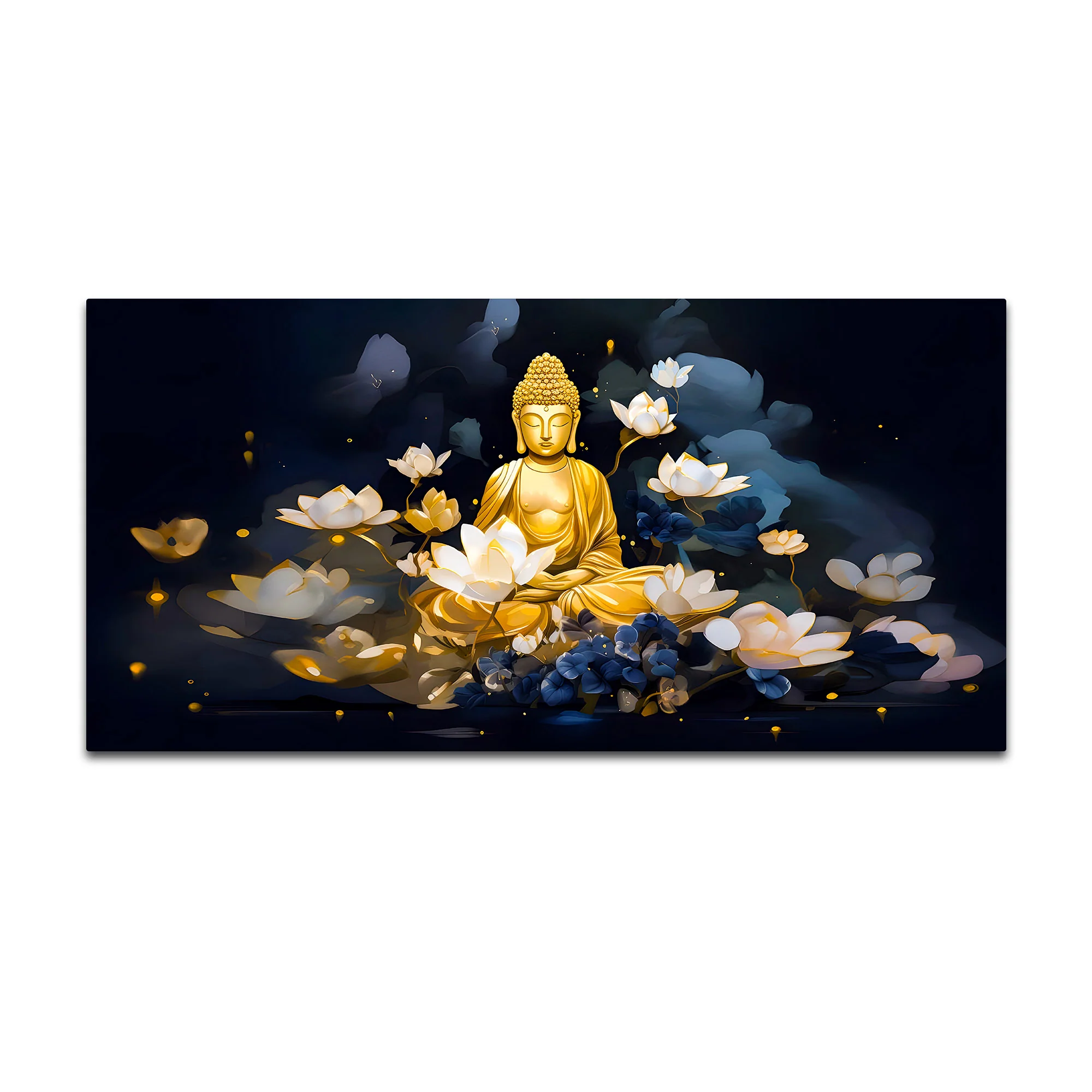 Spiritual Buddha Wall Painting for Premium Interior Design - Image 4