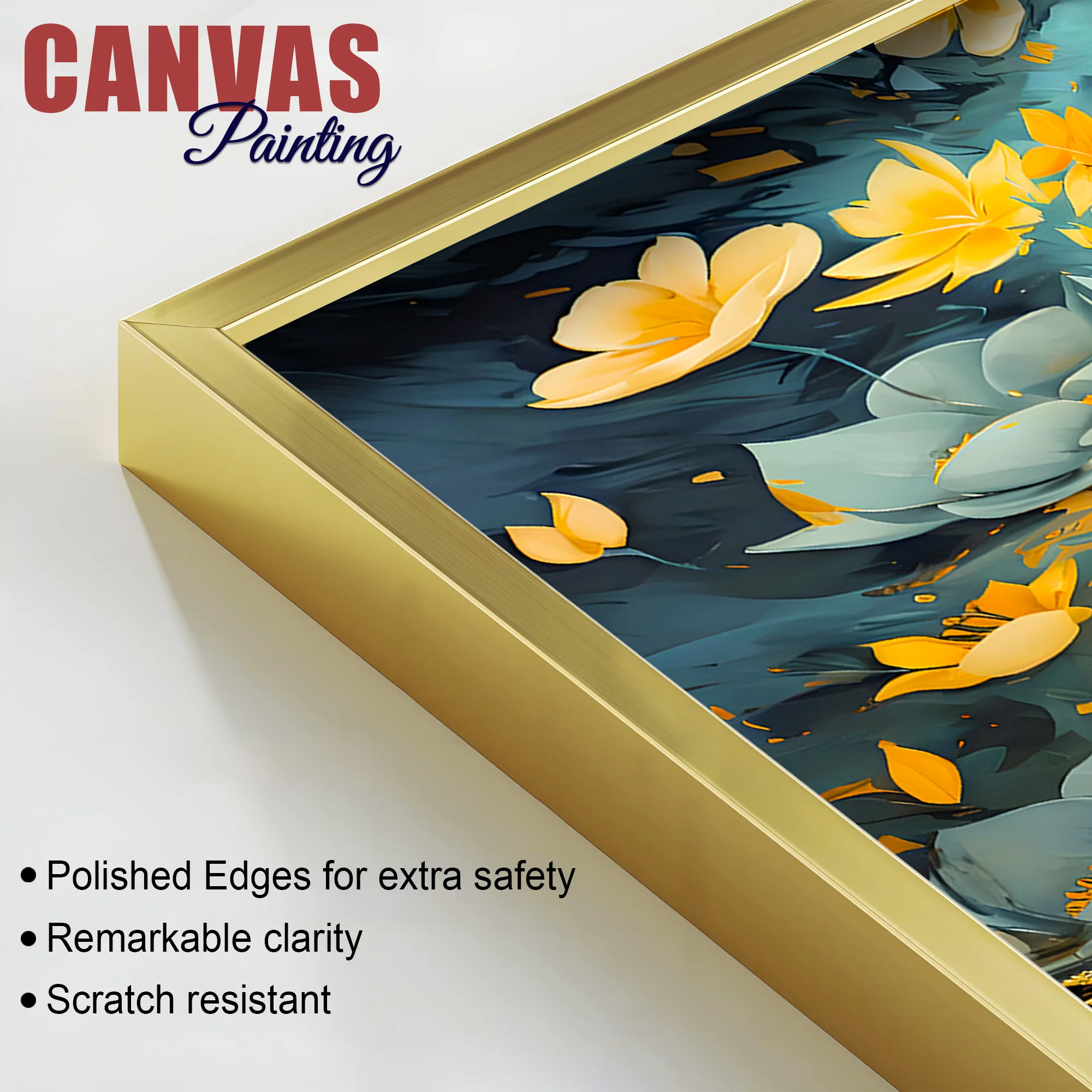 Spiritual Buddha Wall Painting on Canvas for Home Decor - Image 6