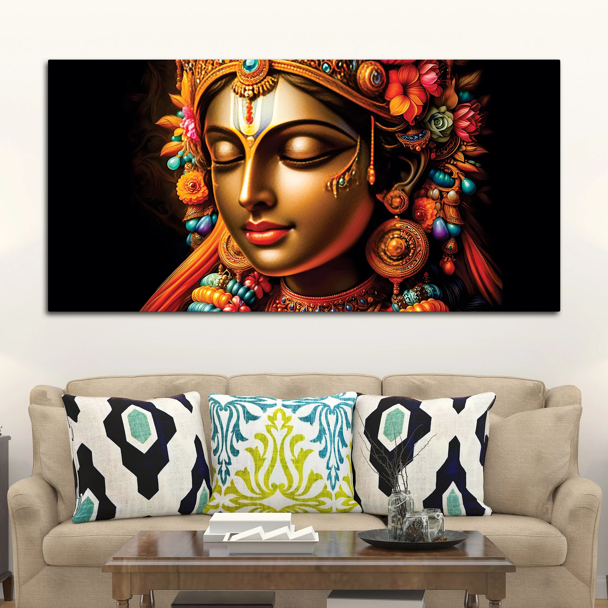 Spiritual Canvas Painting for Peaceful Home Décor - Image 3