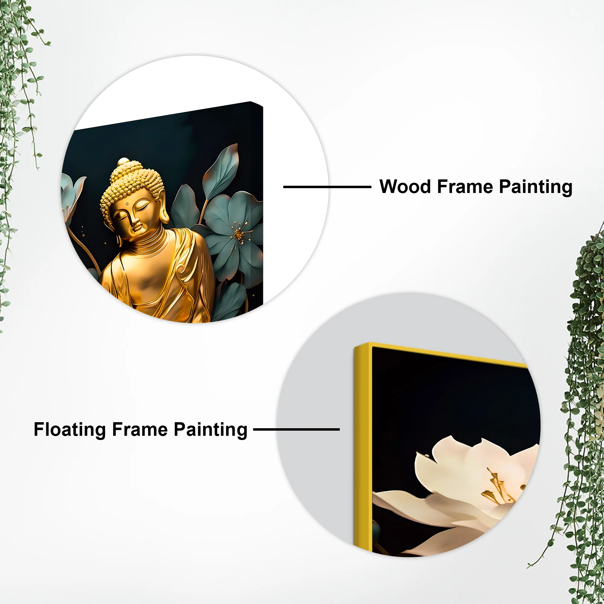 Spiritual Decorative Buddha Wall Painting for Home & Office - Image 7