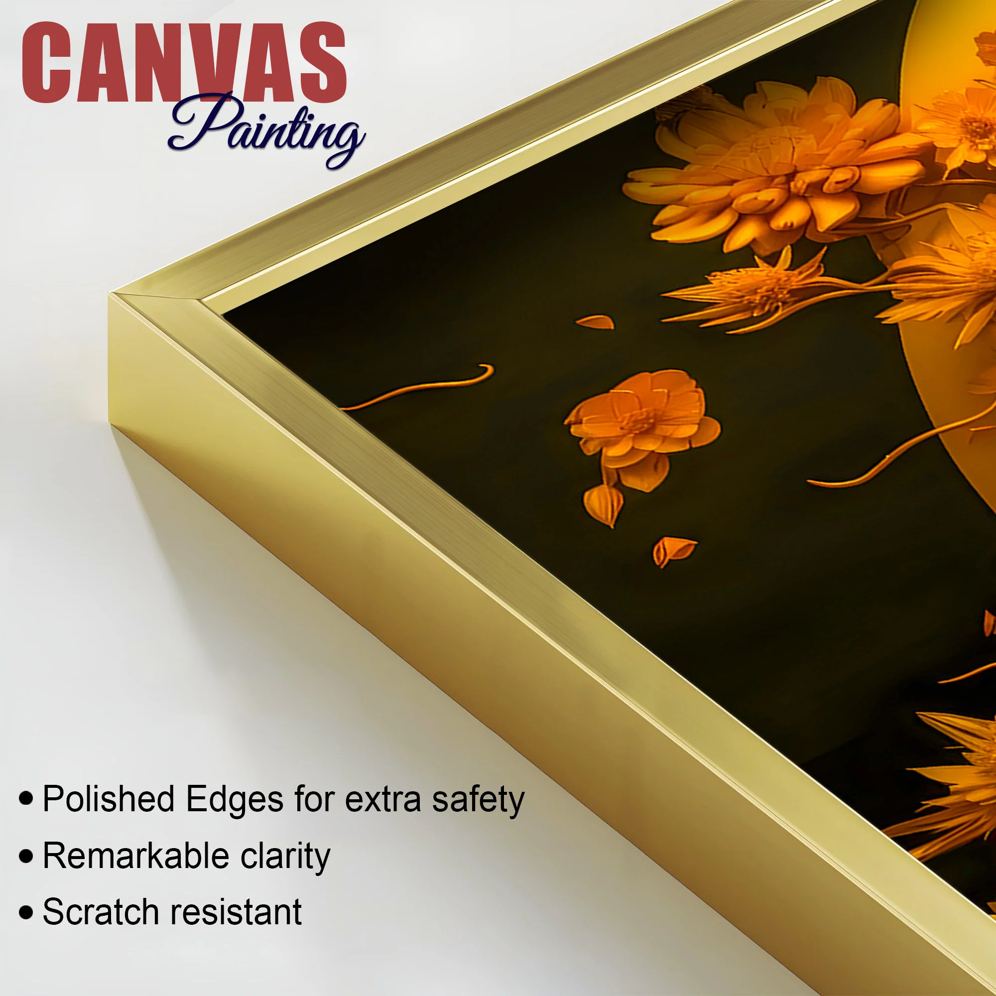 Spiritual Glow Gautam Buddha Canvas Painting for Home & Office - Image 6