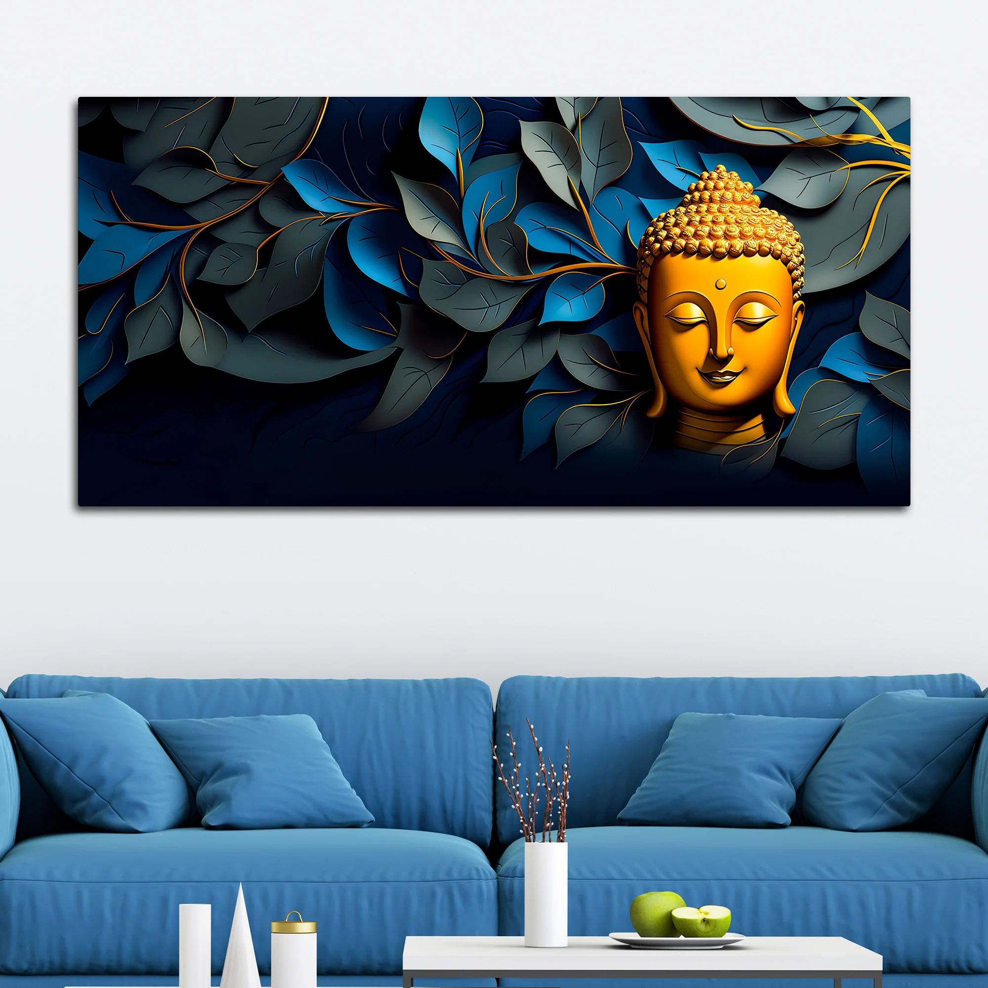 Spiritual Lord Buddha Painting for Home Decoration - Image 3