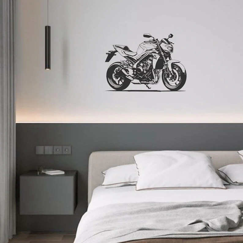 Sports Bike Metal Wall Art for Rider & Modern Home Décor - Image 3