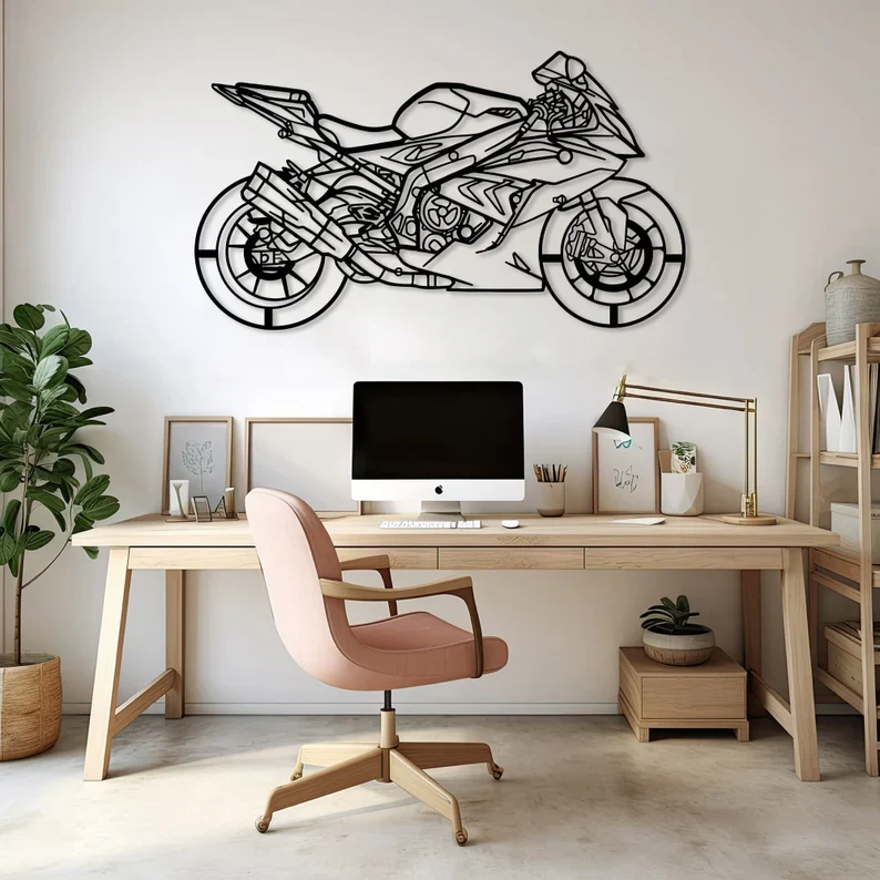 Sports Bike Wall Art | Stylish Motorcycle Wall Decor - Image 2