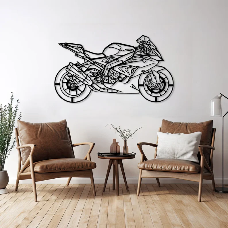 Sports Bike Wall Art | Stylish Motorcycle Wall Decor - Image 3