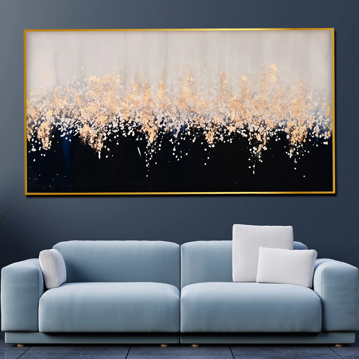 Starry Sky Framed Crystal Glass Painting - Image 2