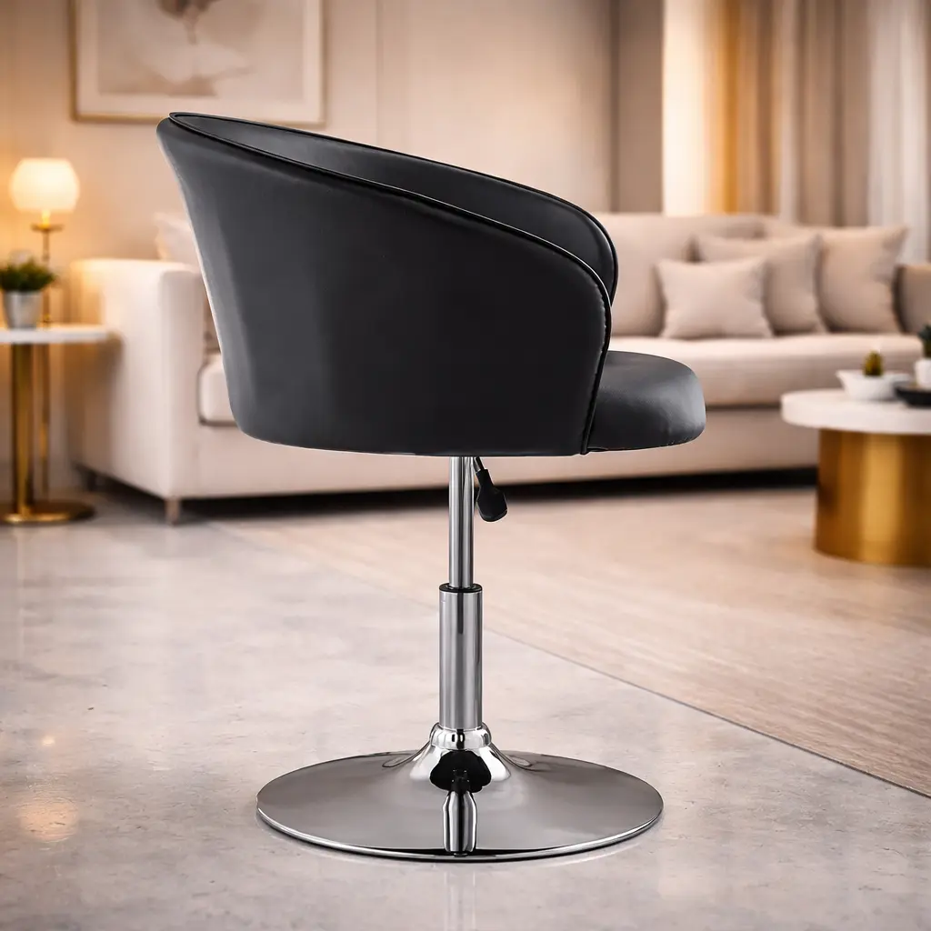 Stylish Adjustable Bar Lounge Chair with Curved Back Design - Image 6