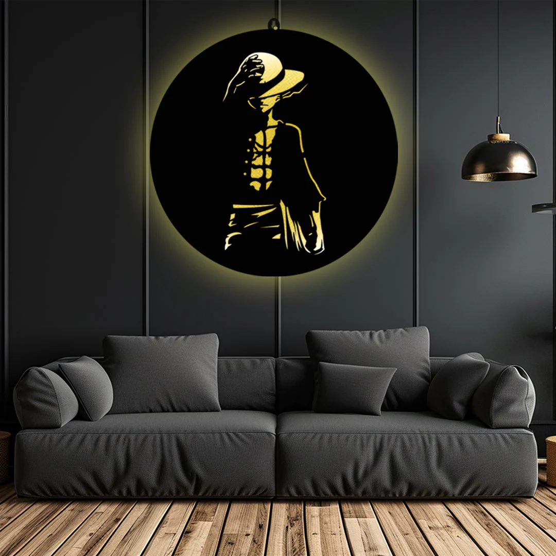 Stylish Anime Wall Art with Hat Design for Anime Fan Wall Decor - Image 3