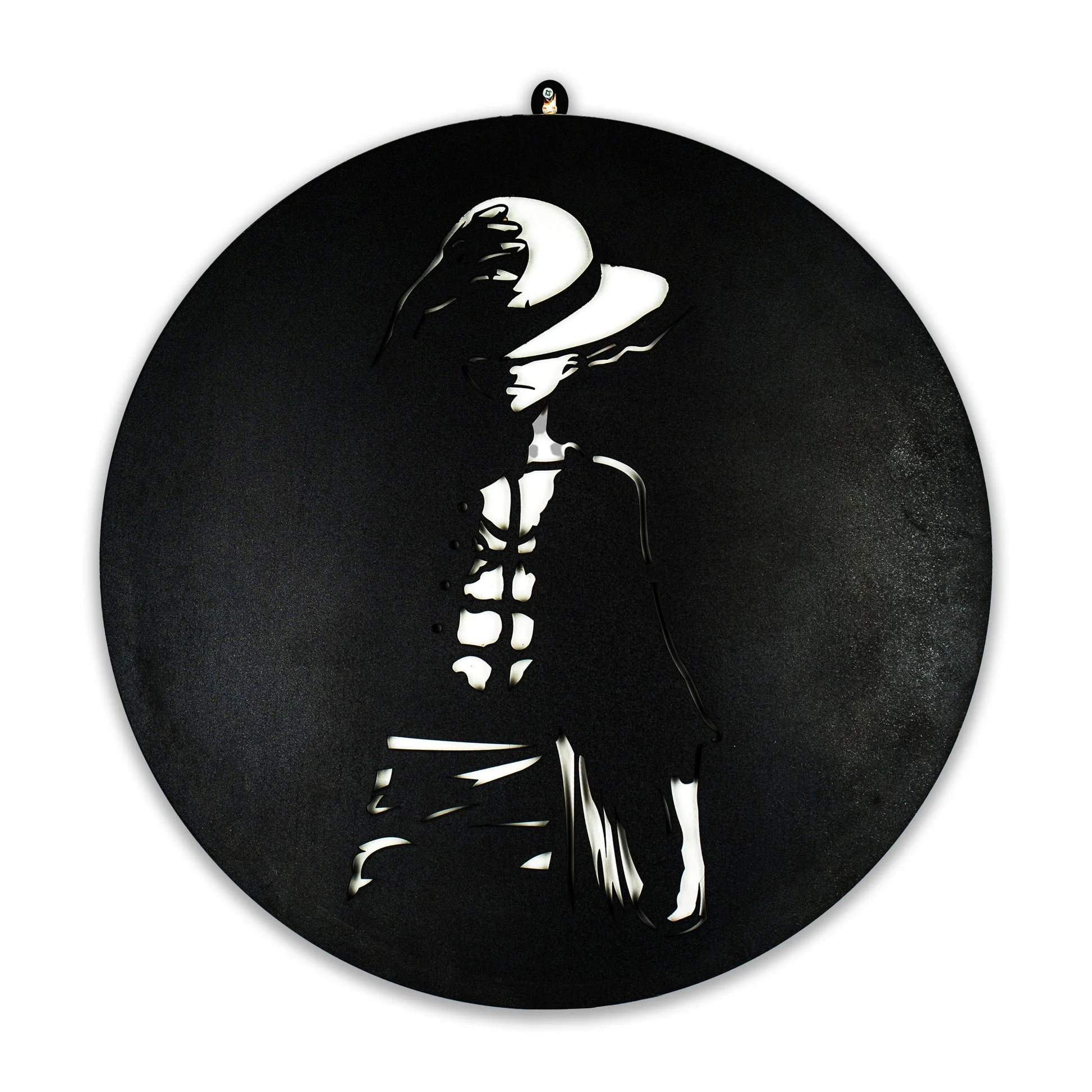 Stylish Anime Wall Art with Hat Design for Anime Fan Wall Decor - Image 4