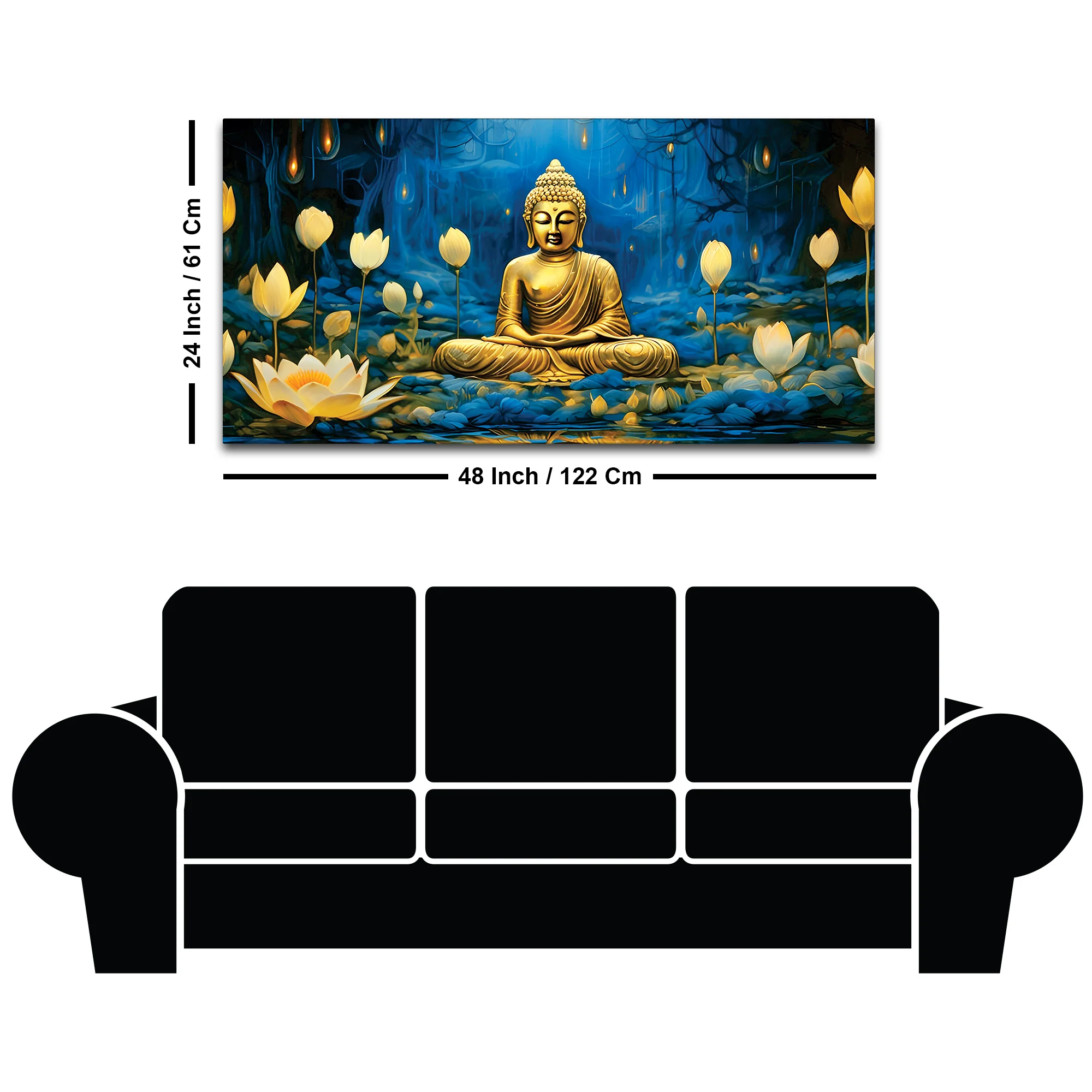 Stylish Buddha Painting for Elegant Wall Decoration - Image 8