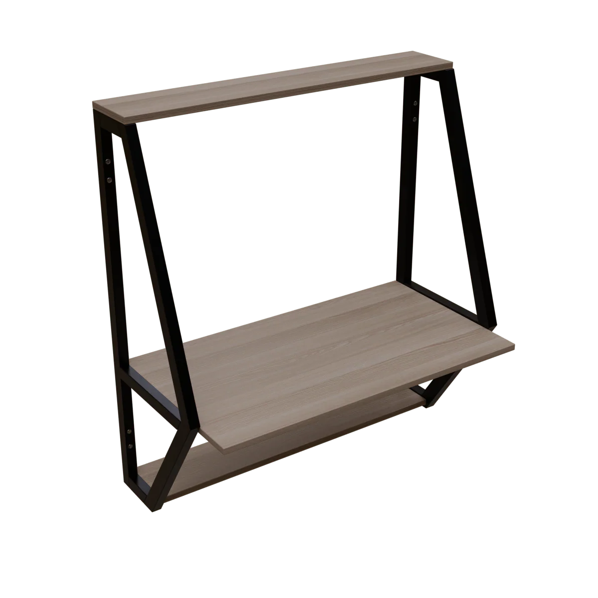 Stylish Wall Mounted Wooden Display Rack for Books & Desk Decor - Image 20