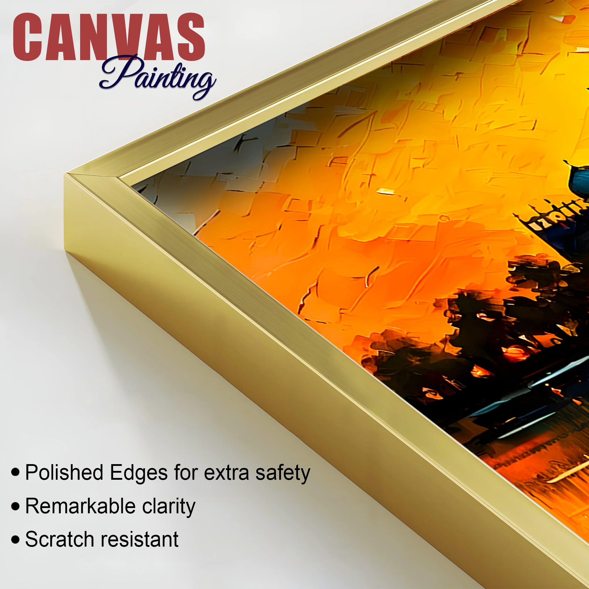 Sunset Boat Wall Art Painting for Stylish Home - Image 6