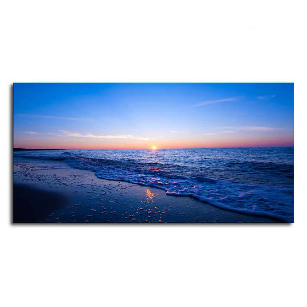 Sunset Sea Horizon Premium Canvas Wall Painting - Image 4