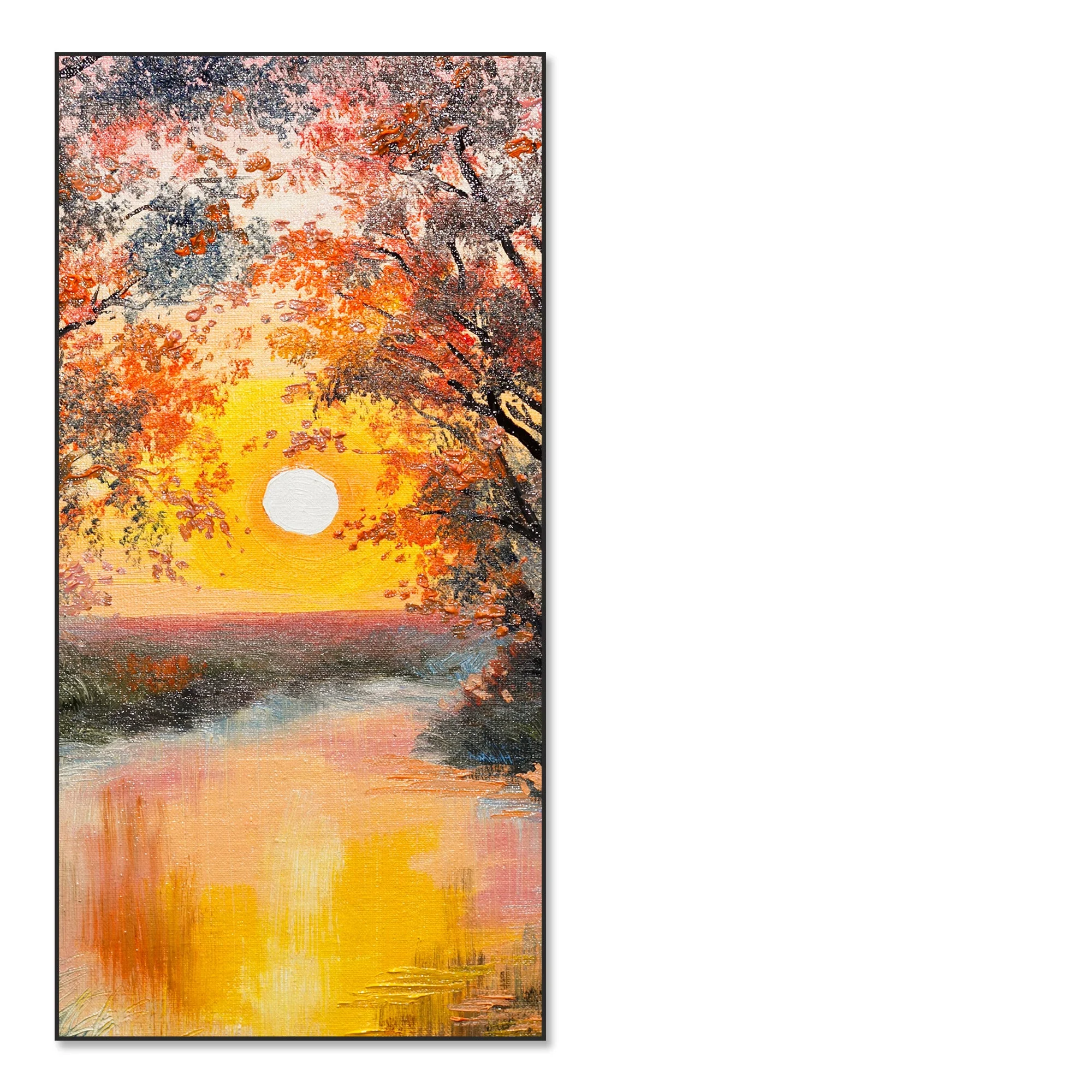 Sunset view Floating Canvas Wall Painting - Image 5
