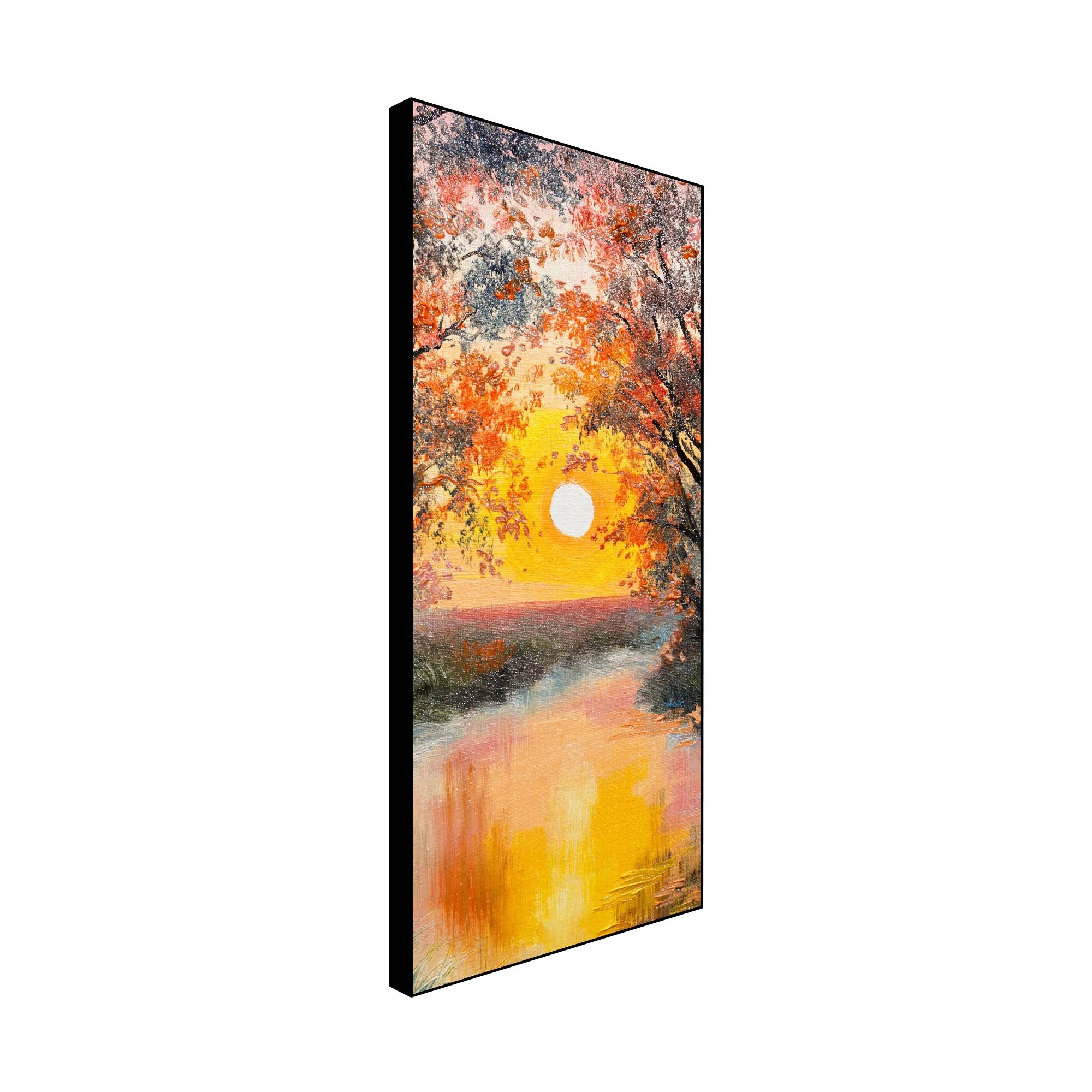 Sunset view Floating Canvas Wall Painting - Image 6