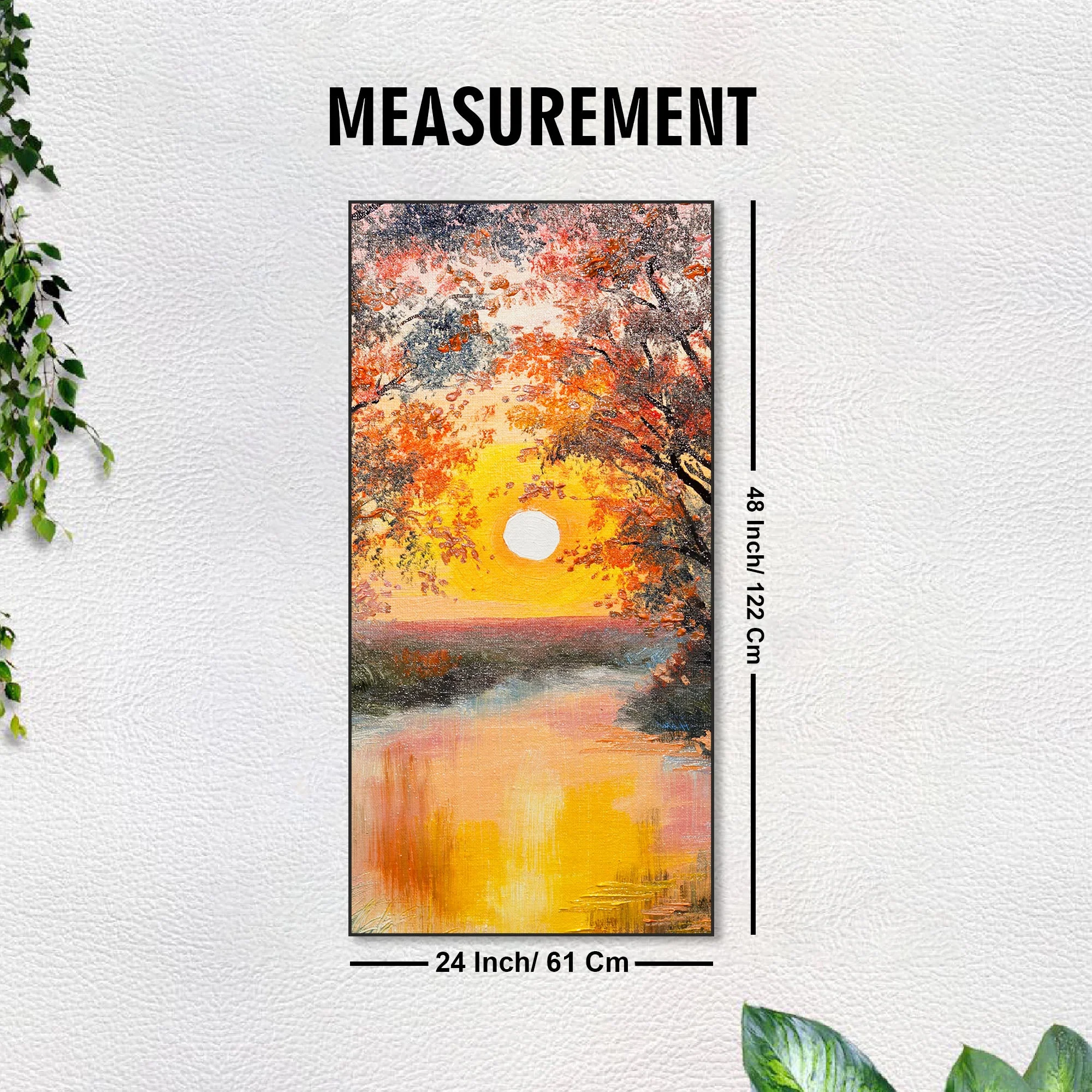 Sunset view Floating Canvas Wall Painting - Image 7
