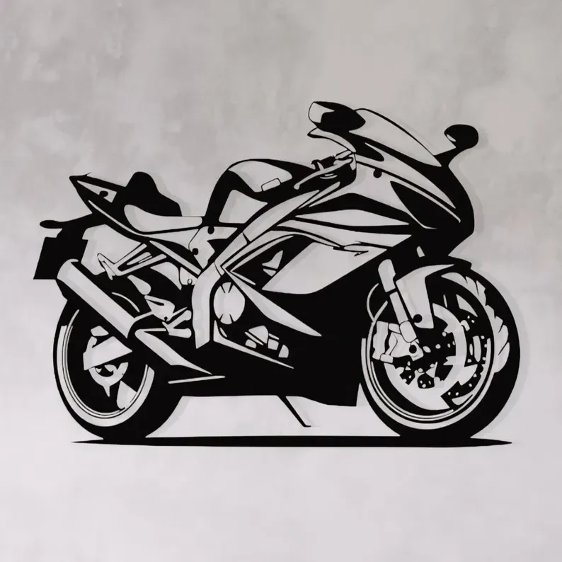Superbike Metal Wall Art for Rider & Modern Home Décor - Image 3