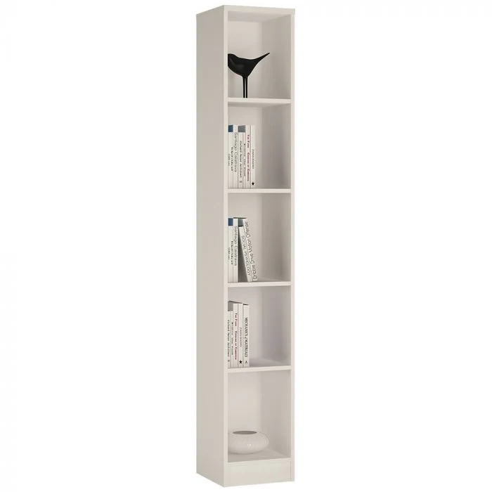 Tall Narrow Book Rack | Modern Wooden Bookshelf for Home - Image 5