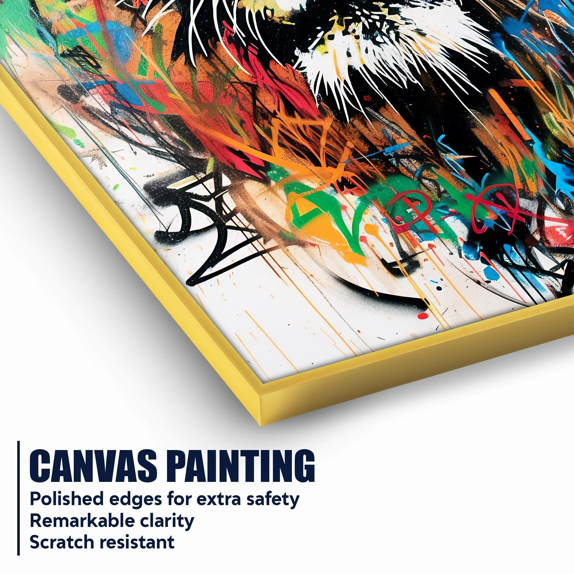 The Factors Of Lion Cotton Canvas Wall Painting - Image 4