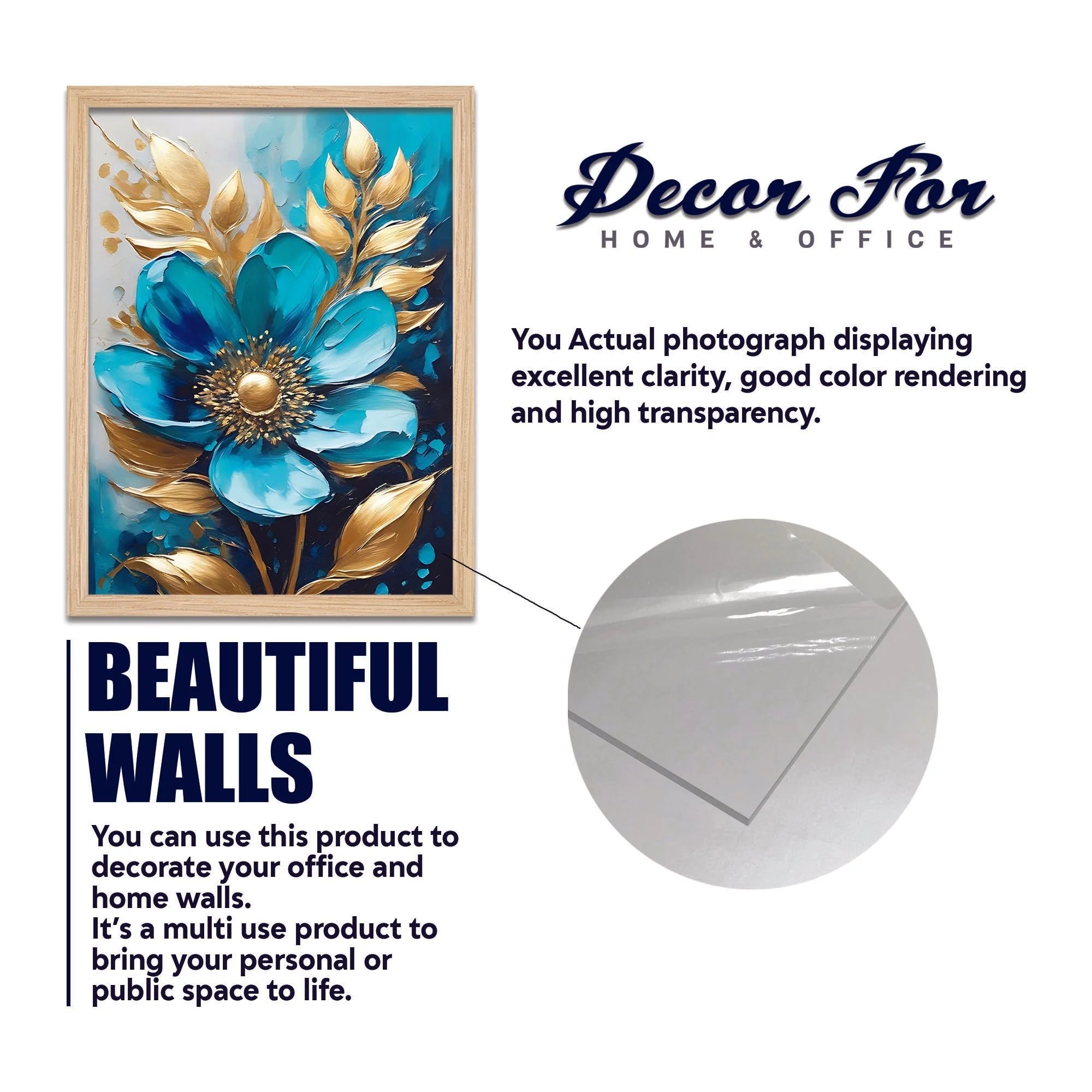 The Joyful Buddha Spiritual Wall Frame Set of Four - Image 5