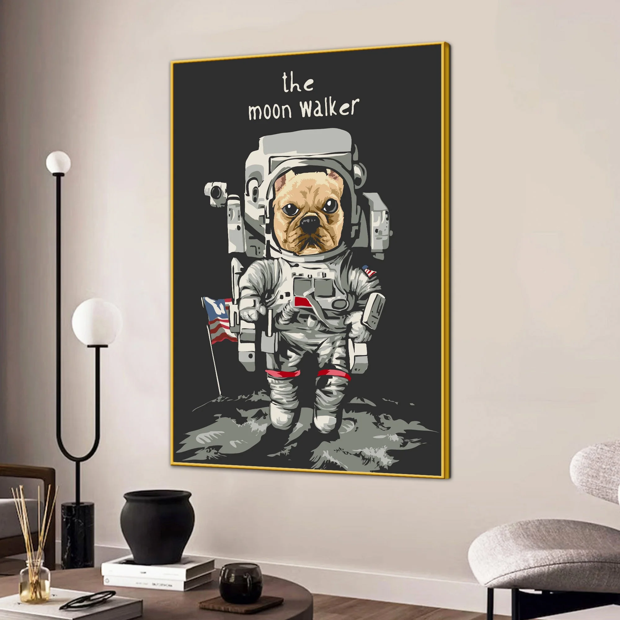 The Real Moon Walker Cotton Canvas Wall Painting - Image 3