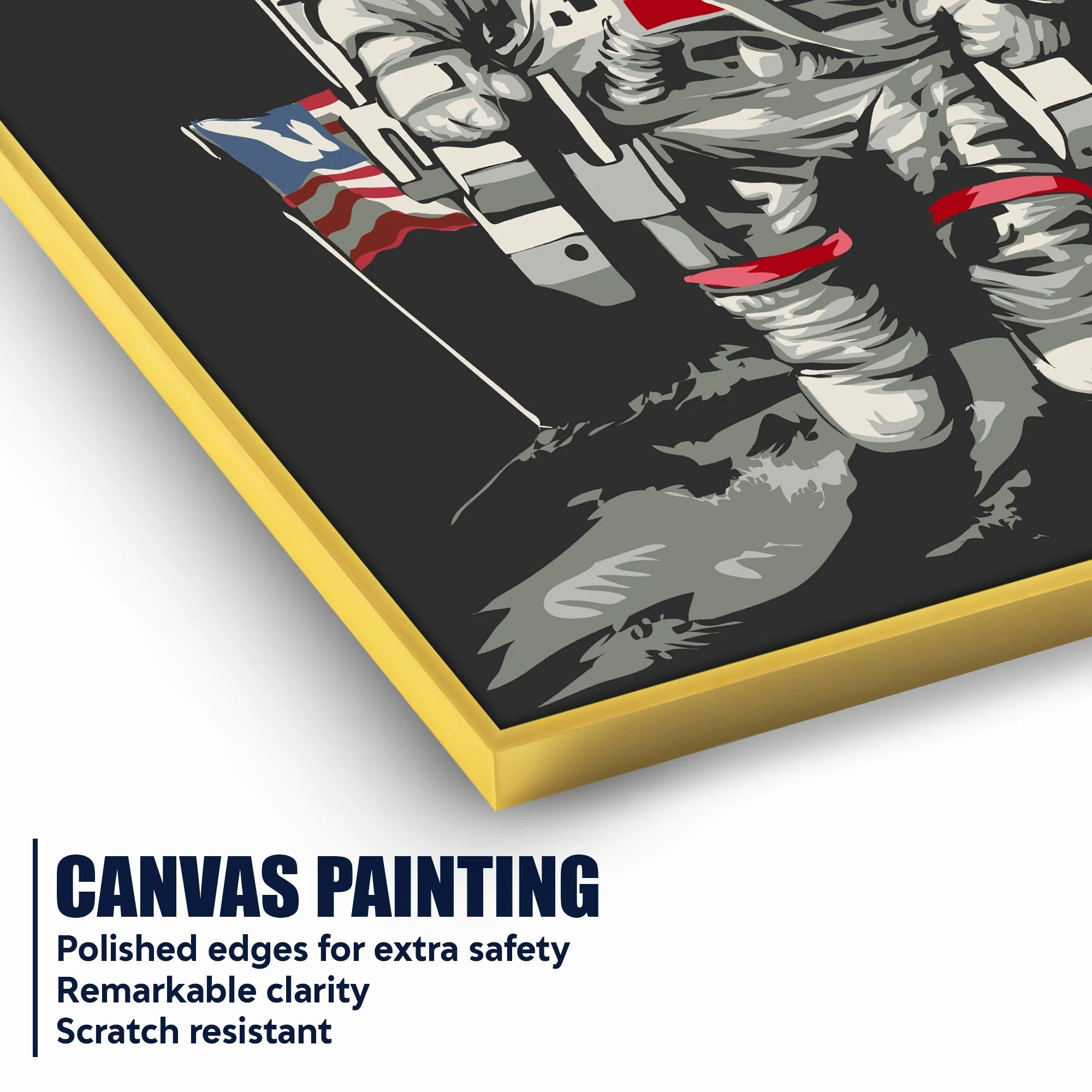 The Real Moon Walker Cotton Canvas Wall Painting - Image 4