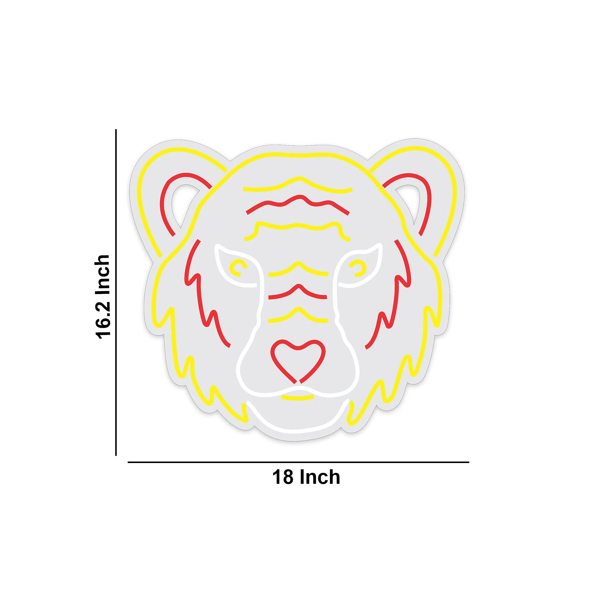 Tiger Face Neon Sign LED Light - Image 3
