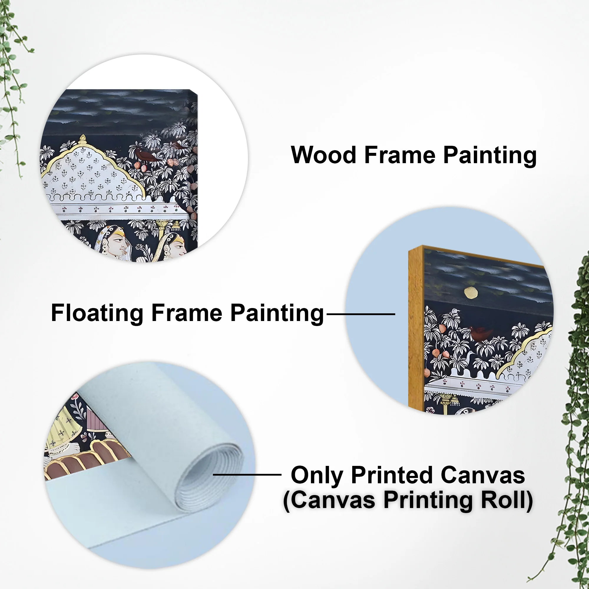 Traditional Indian Art Canvas Wall Painting | Royal Wall Décor - Image 5