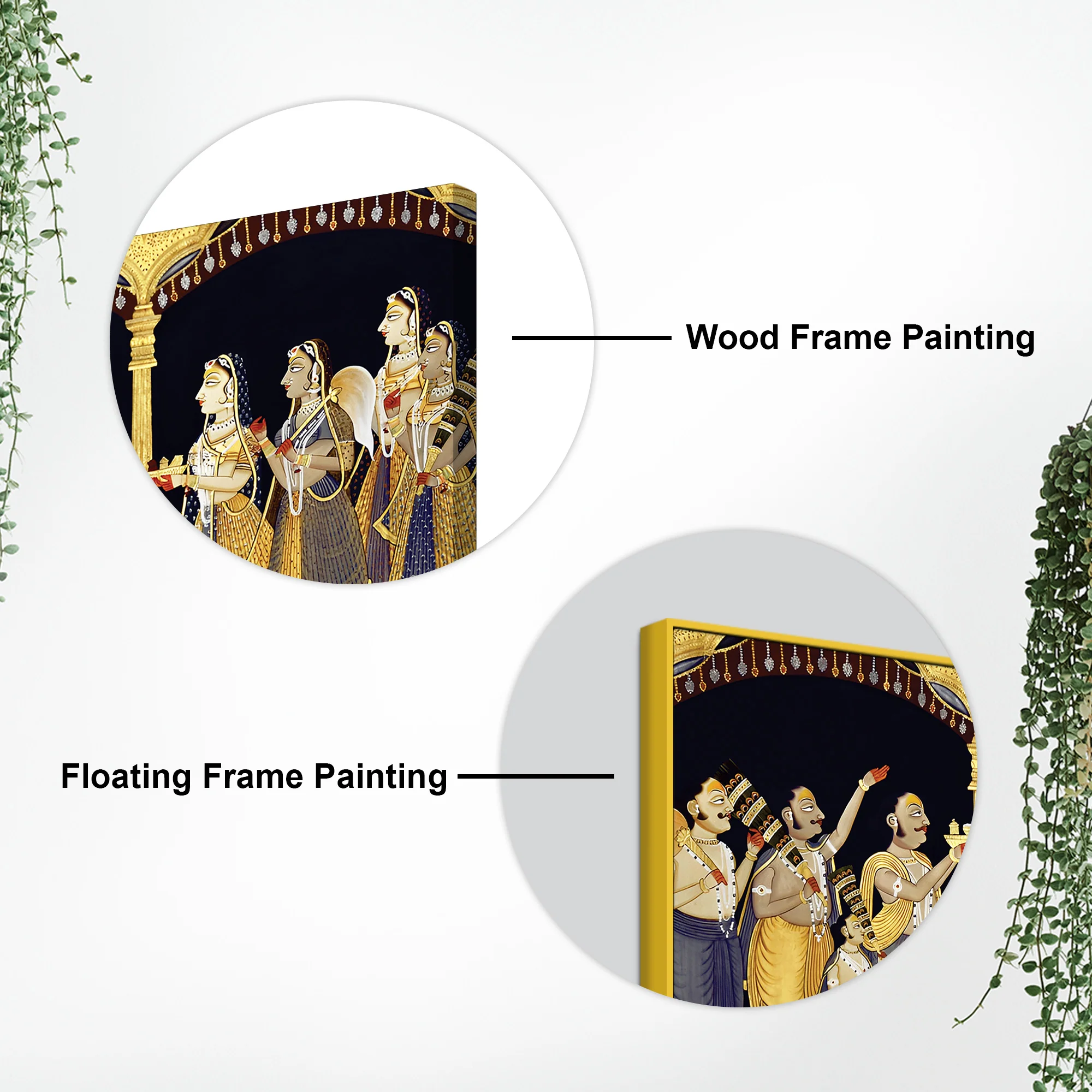 Traditional Pichwai Shrinathji Wall Art Premium Painting - Image 5