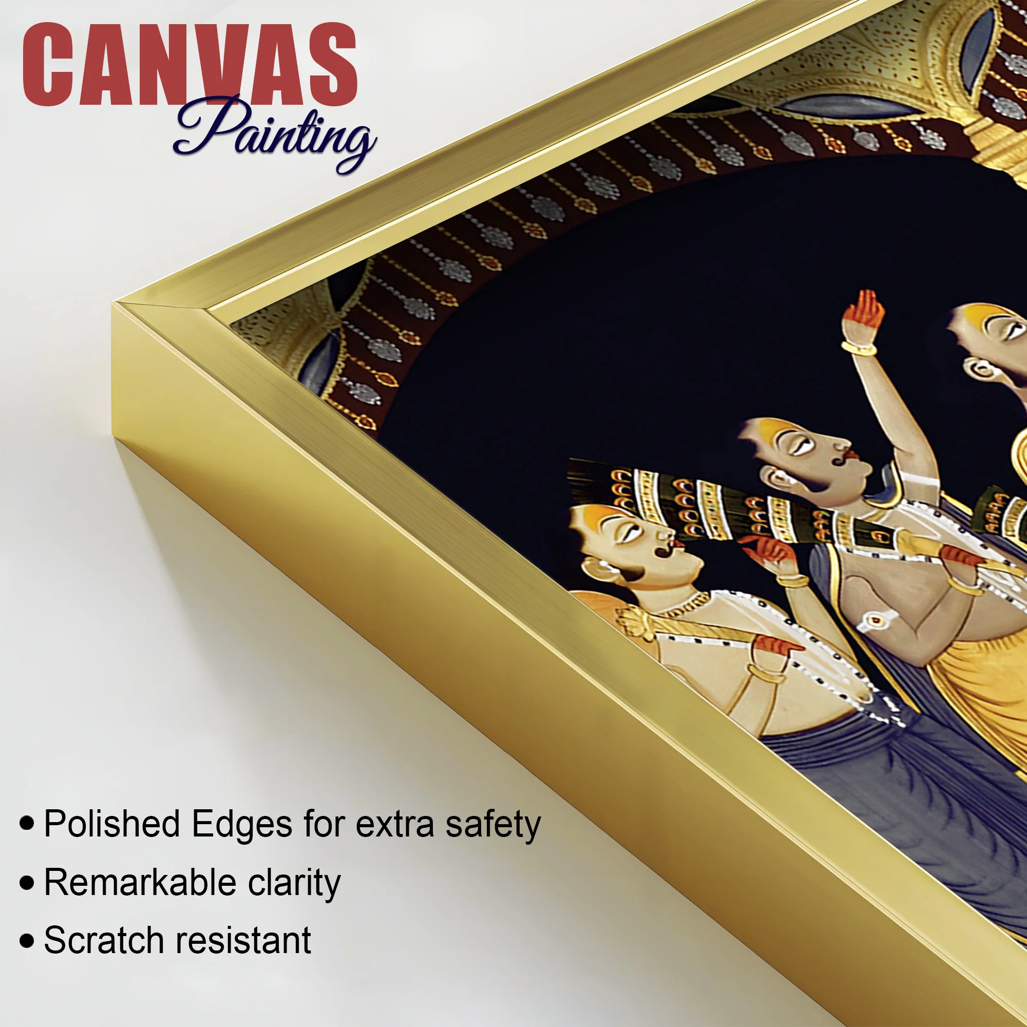 Traditional Pichwai Shrinathji Wall Art Premium Painting - Image 6