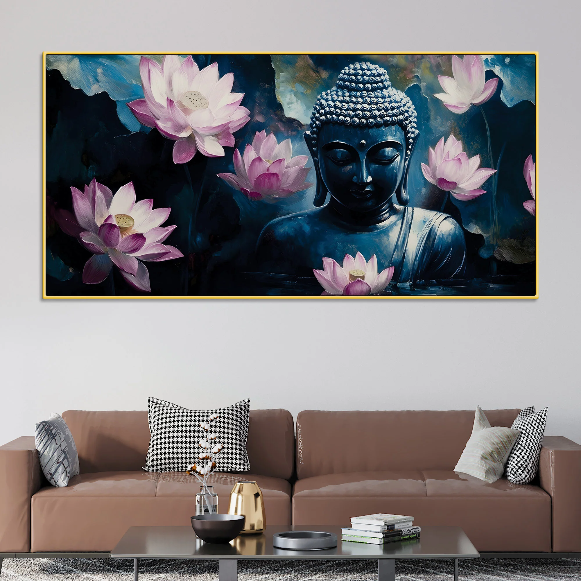 Tranquil Buddha Painting for Home Wall Decor - Image 2