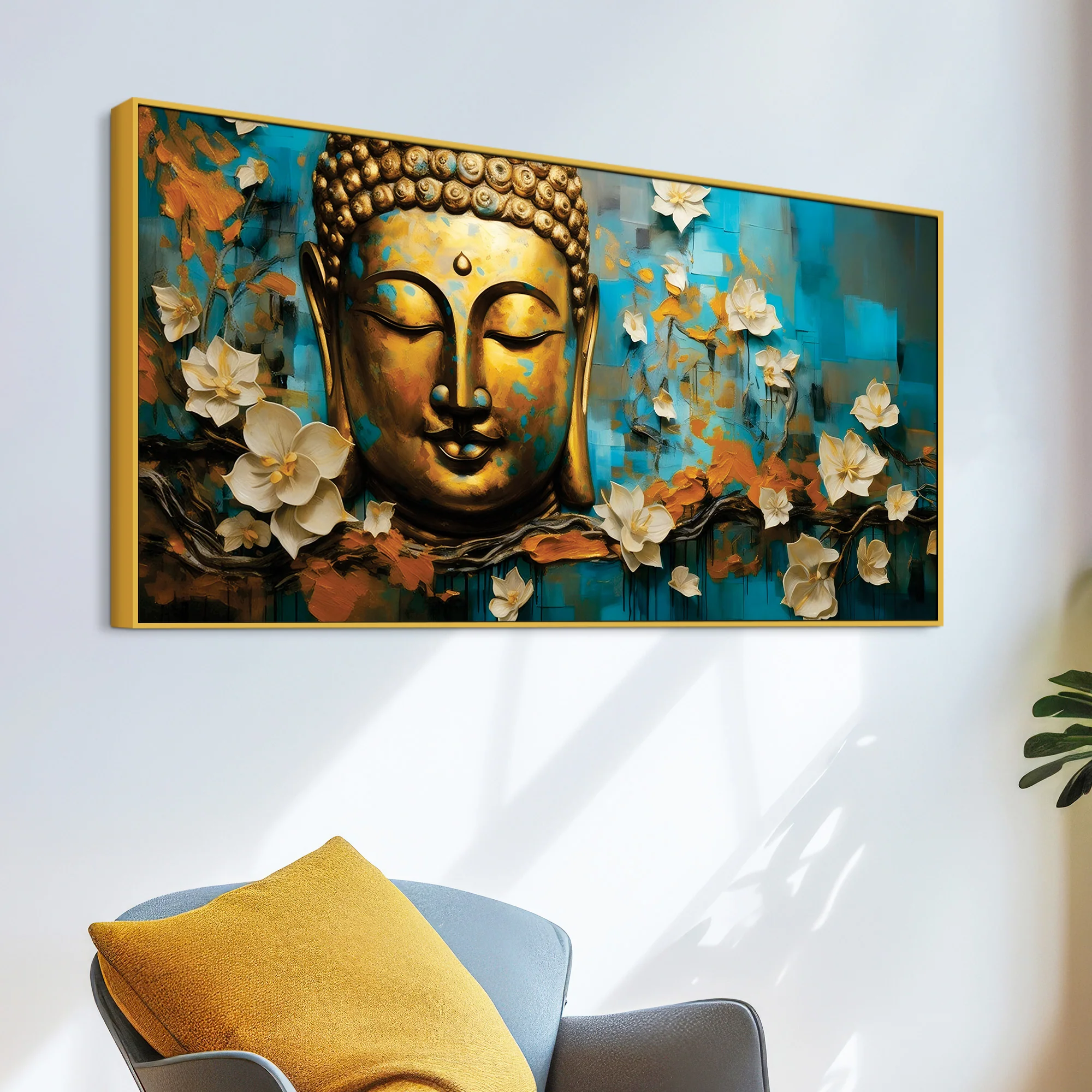 Tranquil Buddha Painting for Premium Wall Artwork - Image 5