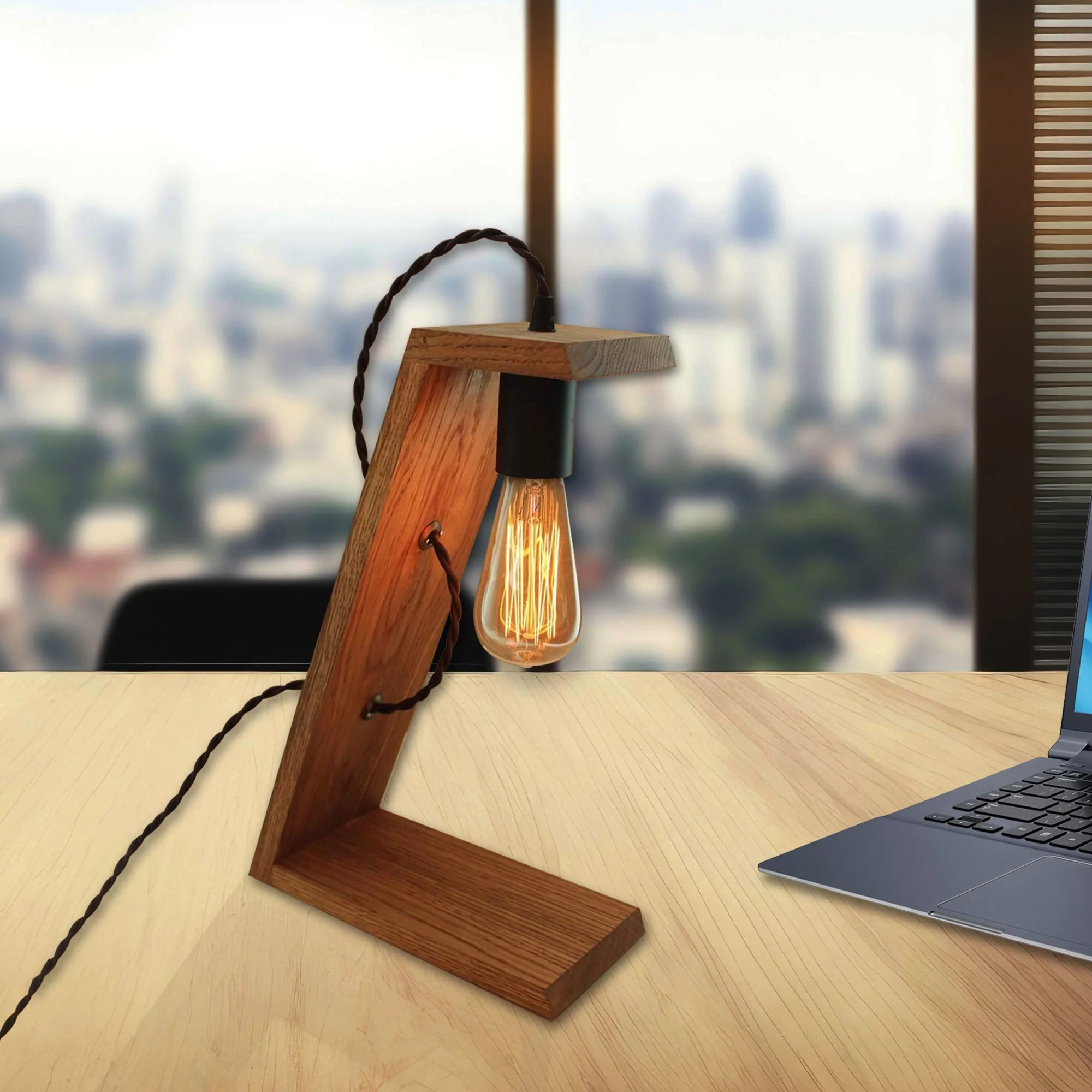 Unique And Stylish Wooden Light Designer Lamp for Home Decor - Image 2