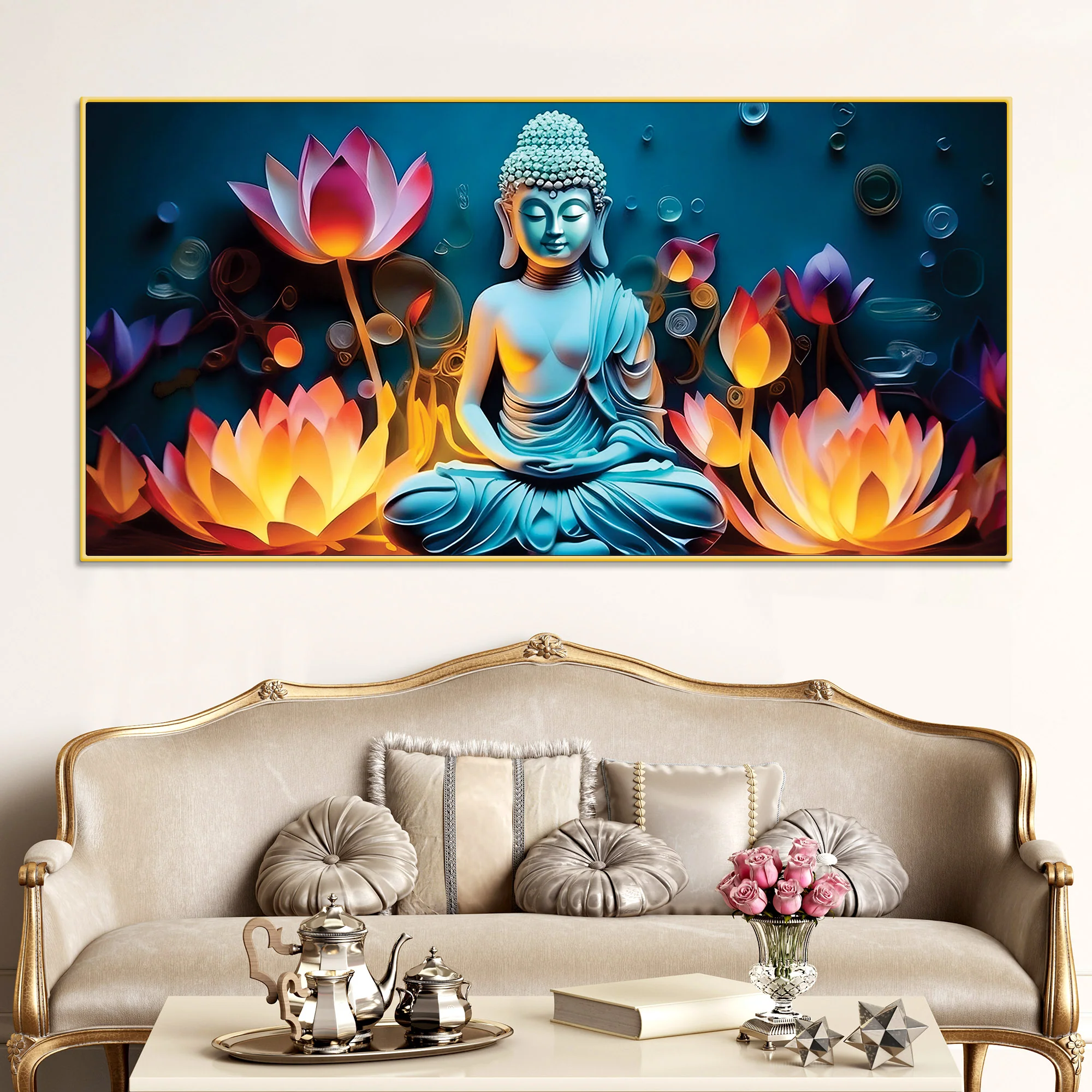Buddha Painting for Positive Vibes in Home