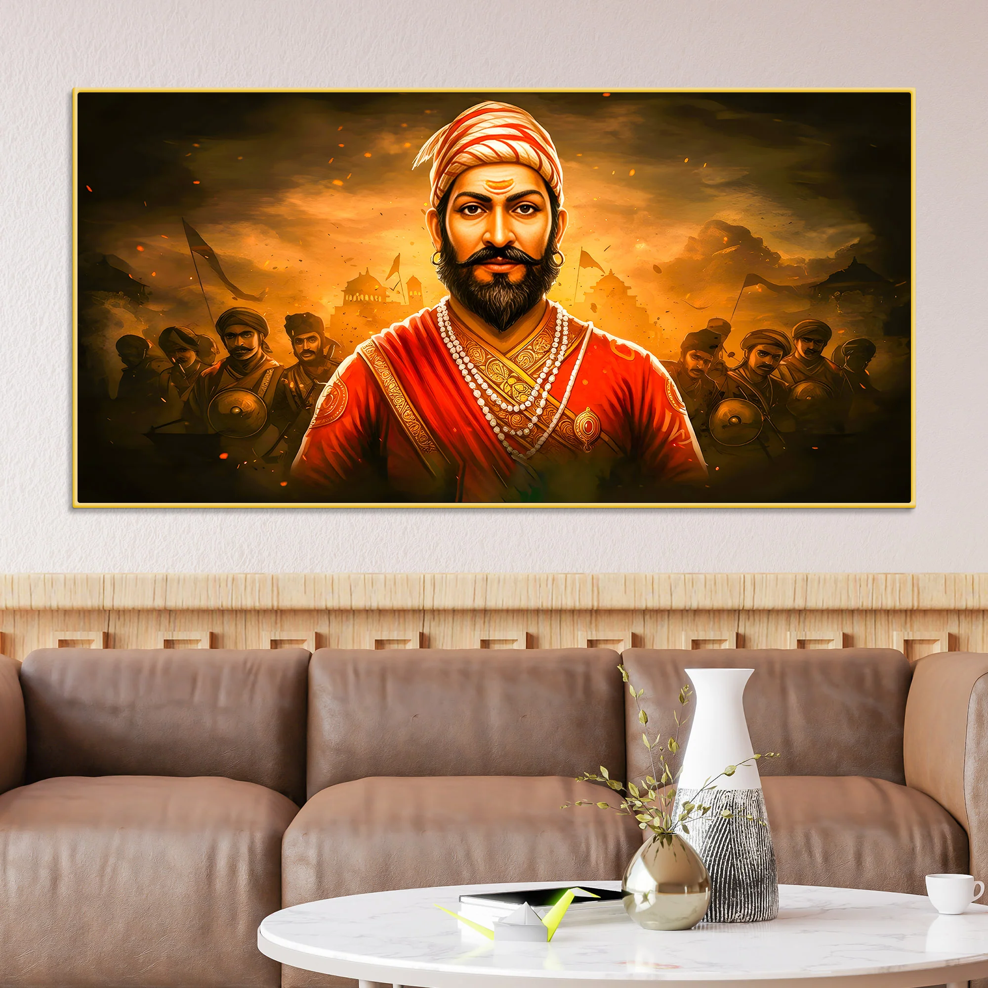 Veer Shivaji Maharaj Home Décor Painting - Image 2
