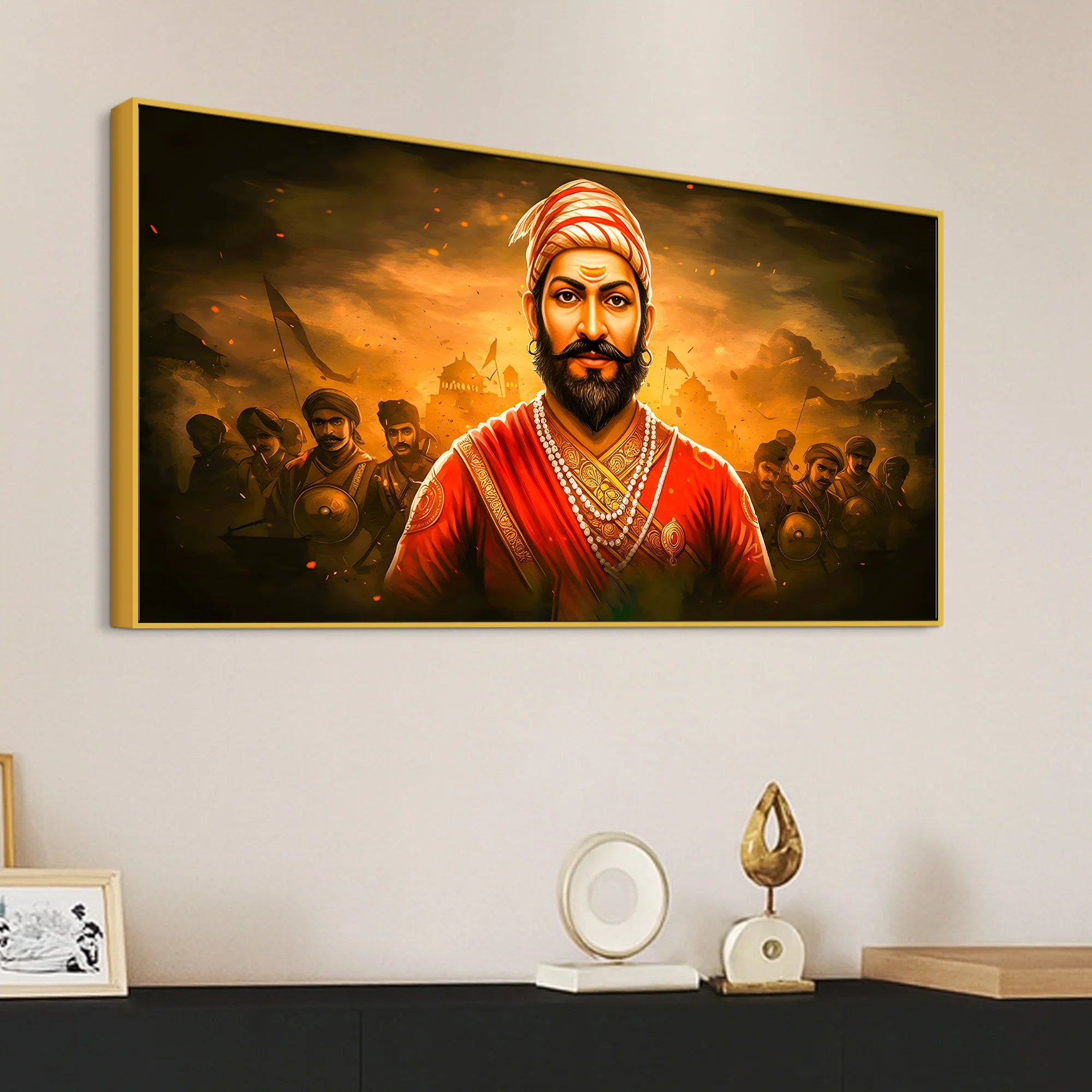 Veer Shivaji Maharaj Home Décor Painting - Image 5