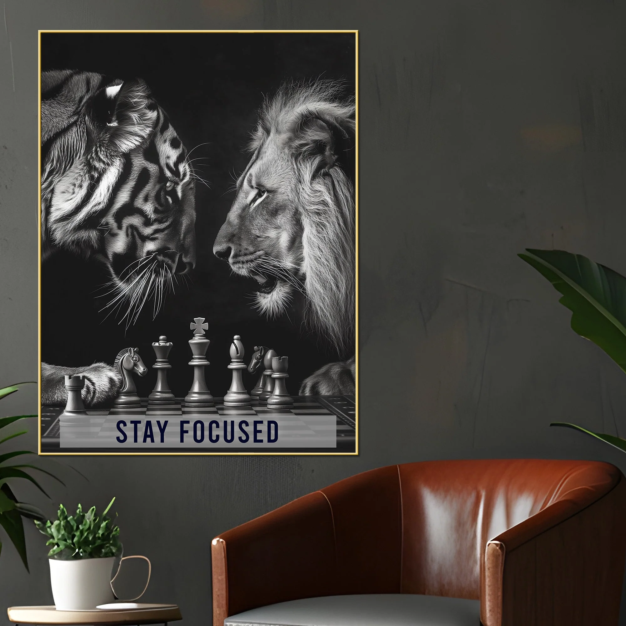 Victory Is A State Of Mind Cotton Canvas Wall Painting - Image 2