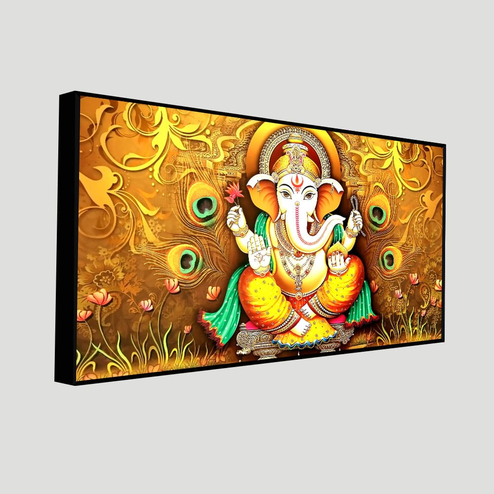 Vignaharta Ganesh Premium Canvas Wall Painting - Image 5