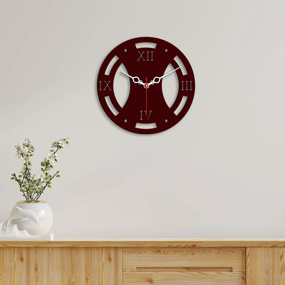 Vintage Style Designer Wooden Wall Clock