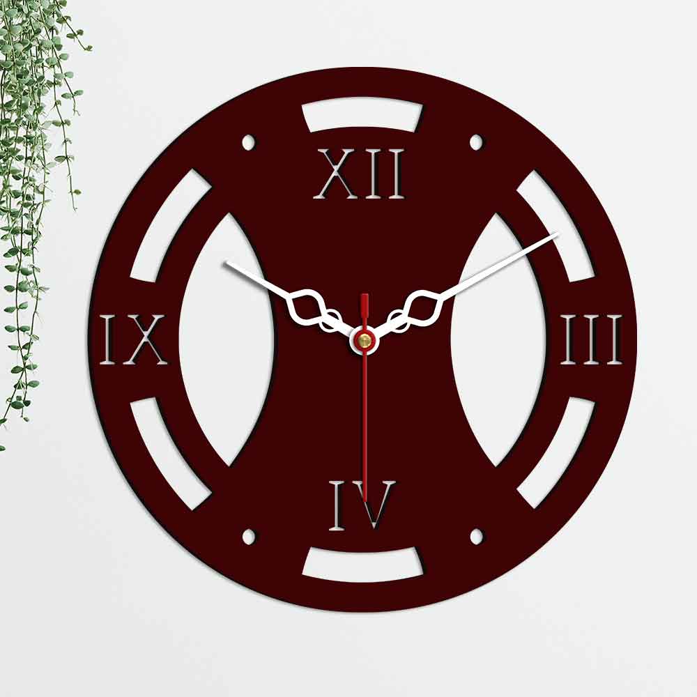 Vintage Style Designer Wooden Wall Clock - Image 5