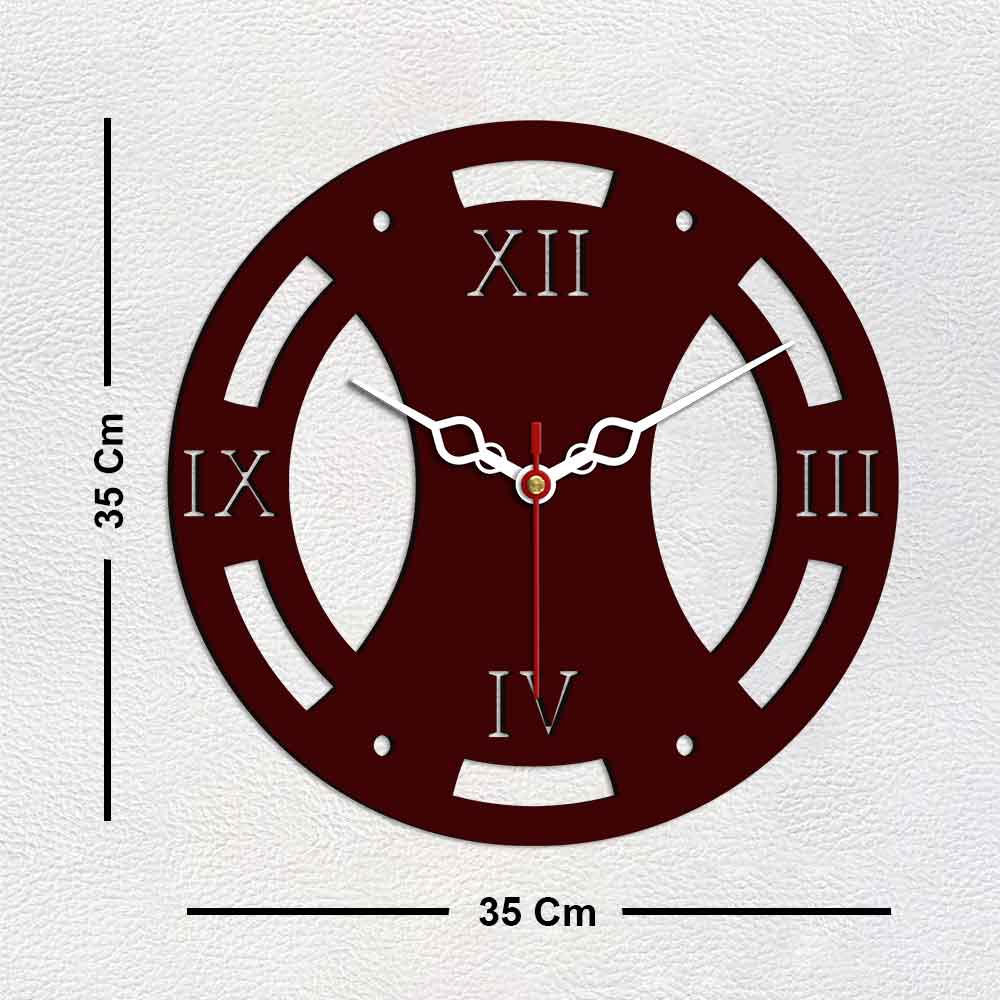 Vintage Style Designer Wooden Wall Clock - Image 6