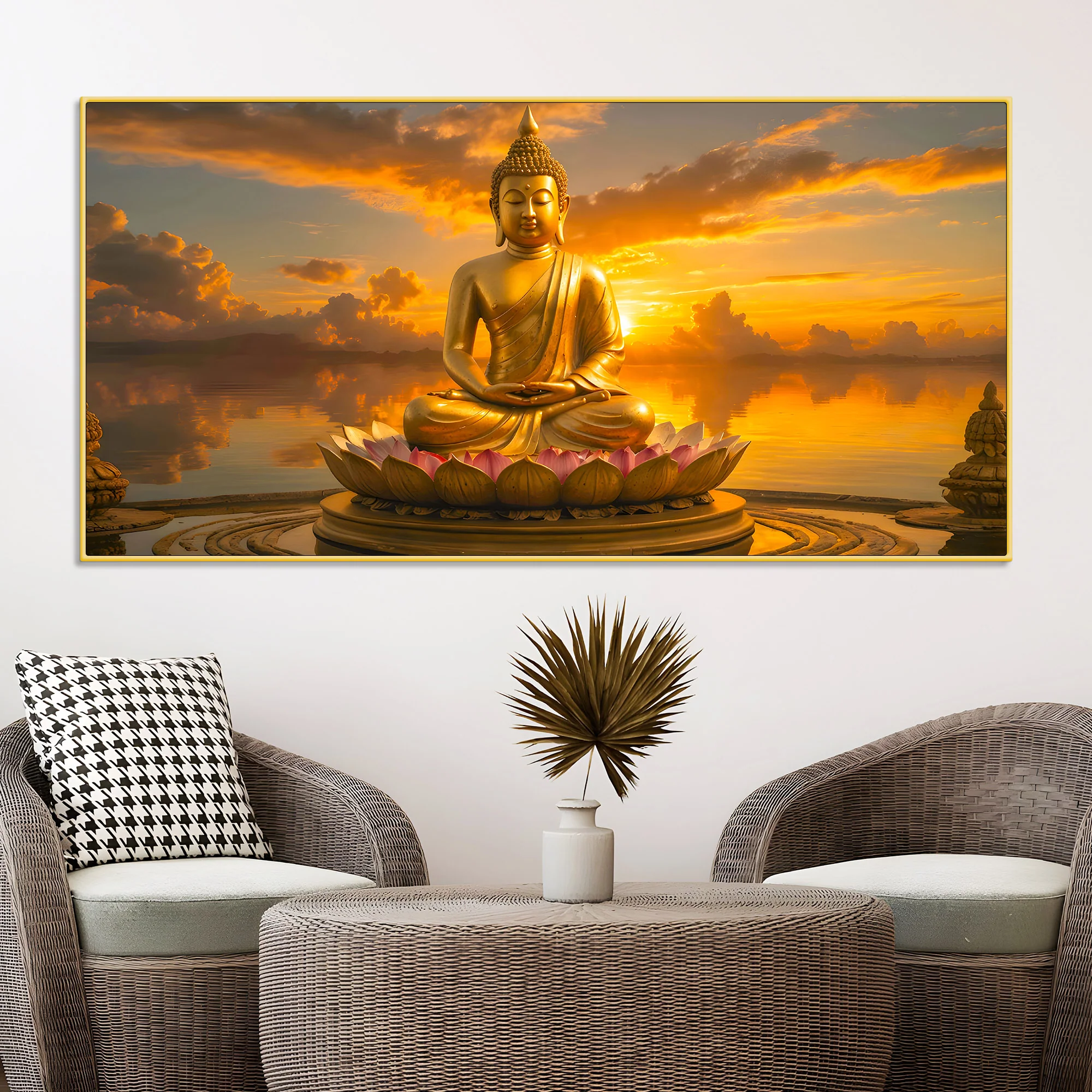 Wall Decoration Buddha Canvas Painting