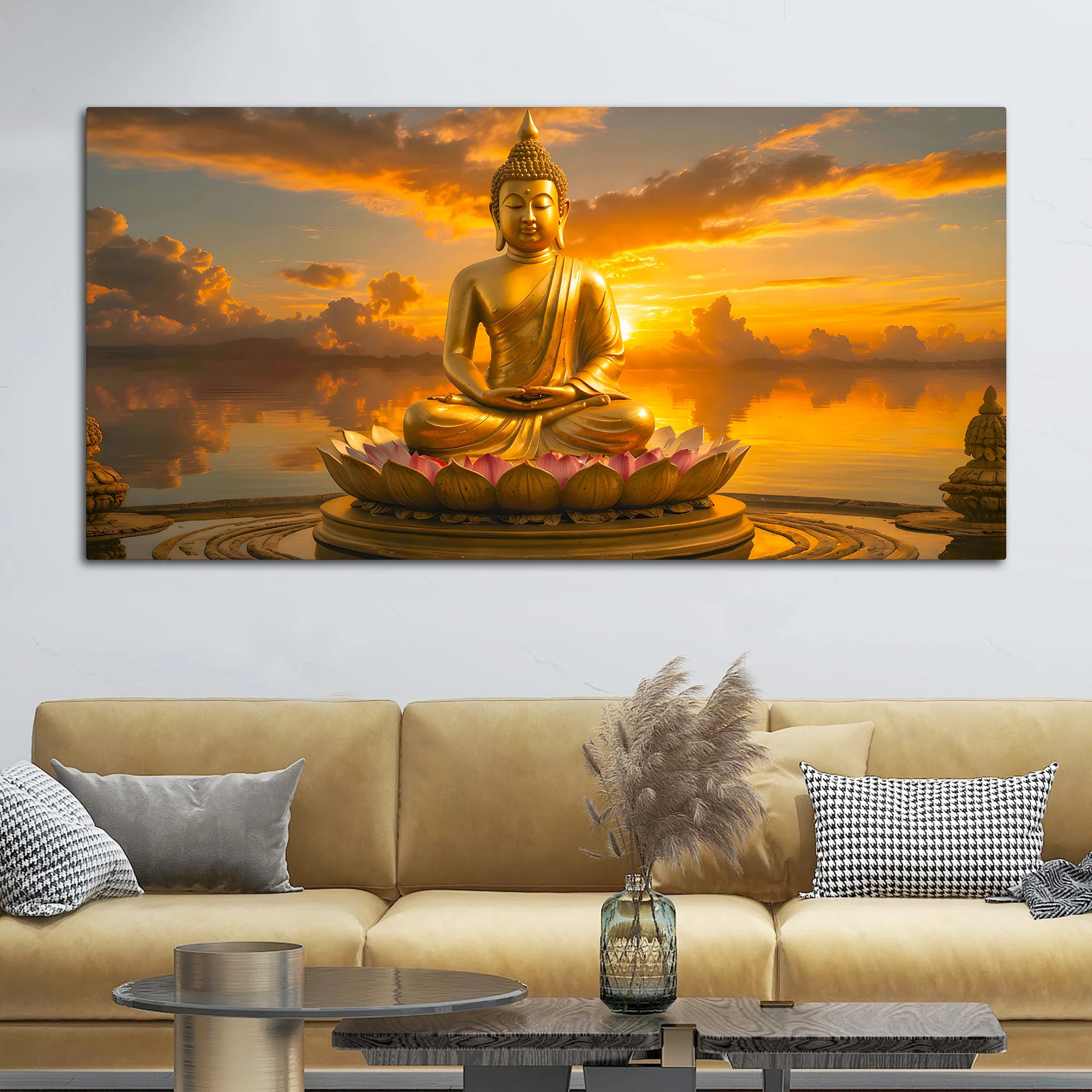Wall Decoration Buddha Canvas Painting - Image 3