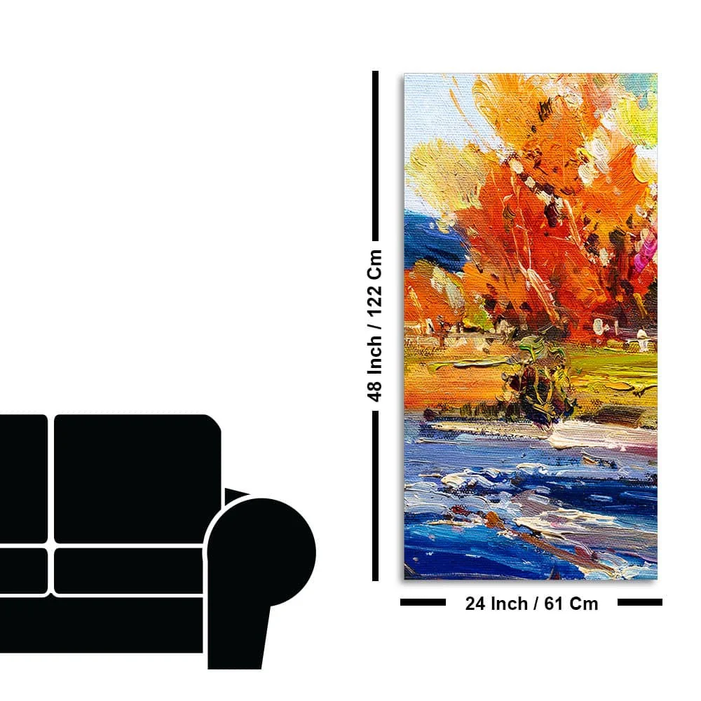 Watercolor Painting of Colorful Textured Art - Image 7